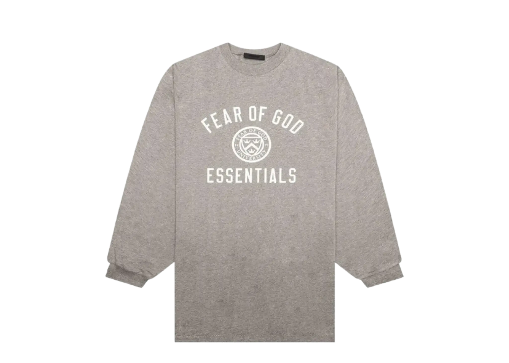Fear of God Essentials Jersey Long Sleeve Tee Heather Grey