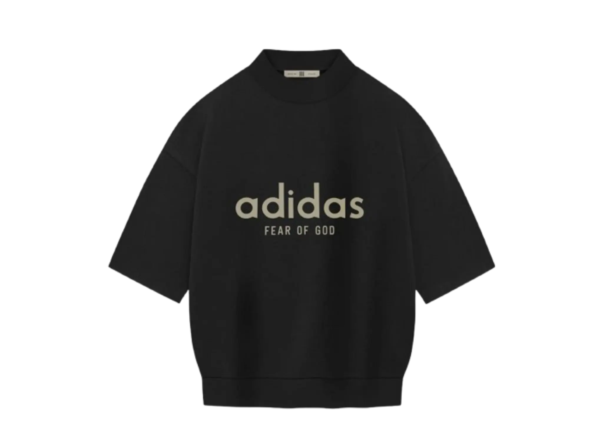 Adidas x Fear of God Athletics Heavy Jersey 3/4 Mock Tee Black