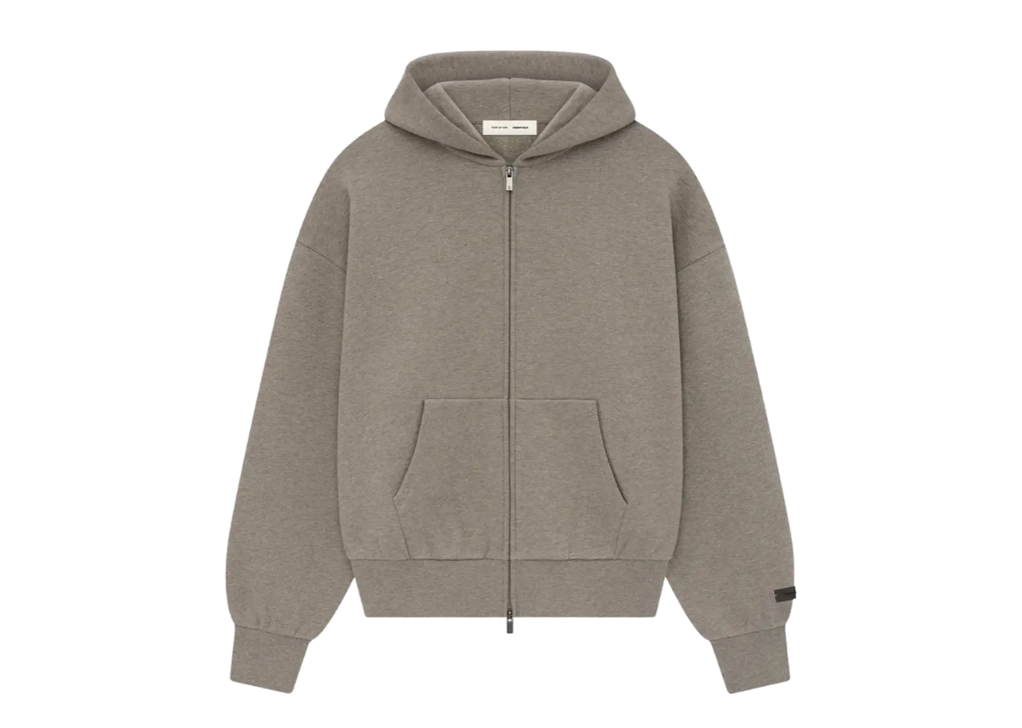 Fear of God Essentials Classic Full Zip-Up Hoodie Homestead Heather