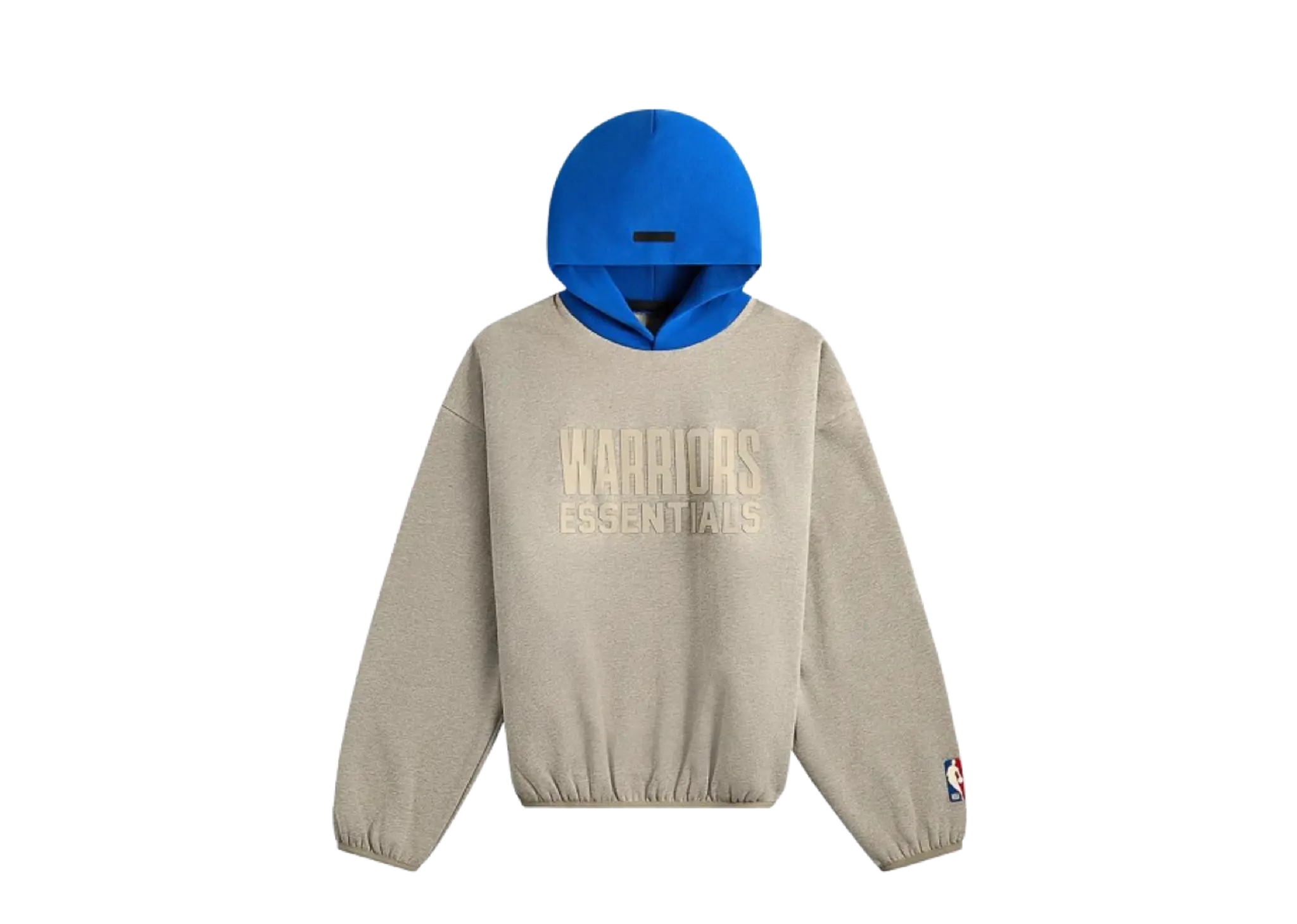 Fear of God Essentials x NBA Golden State Warriors Hoodie Grey Blue