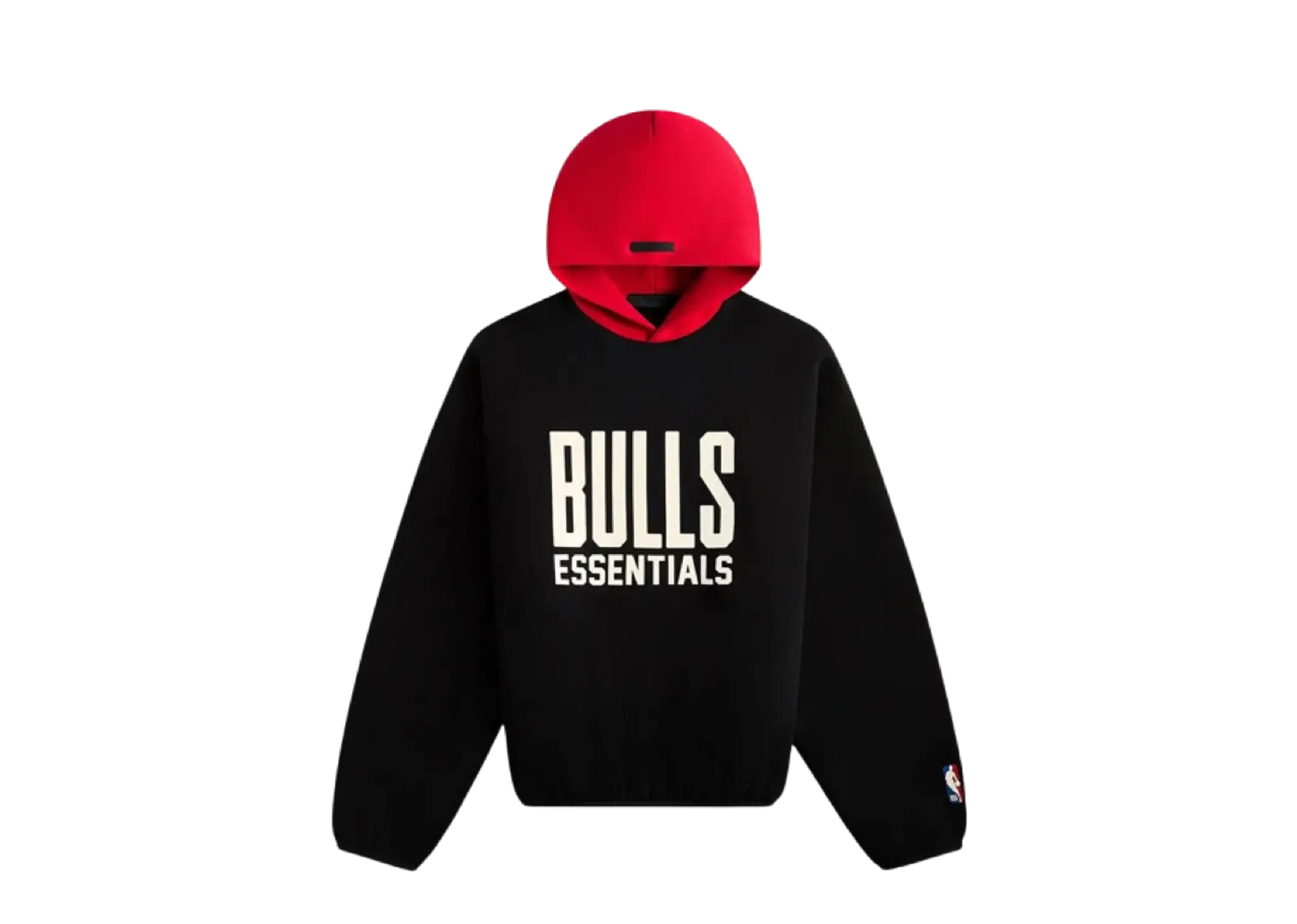 Fear of God Essentials x NBA Chicago Bulls Hoodie Black Red