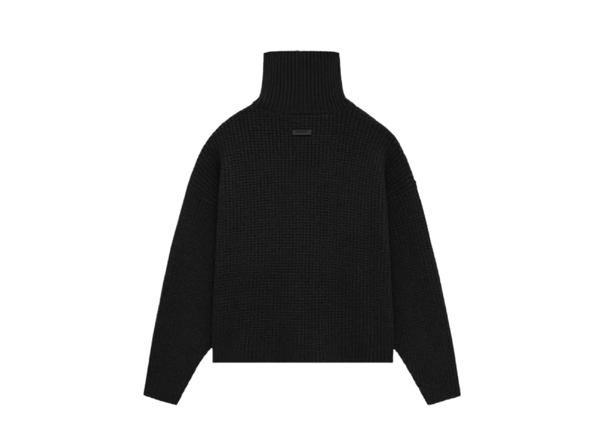 Fear of God Essentials Heavy Waffle Turtleneck Black - photo 2