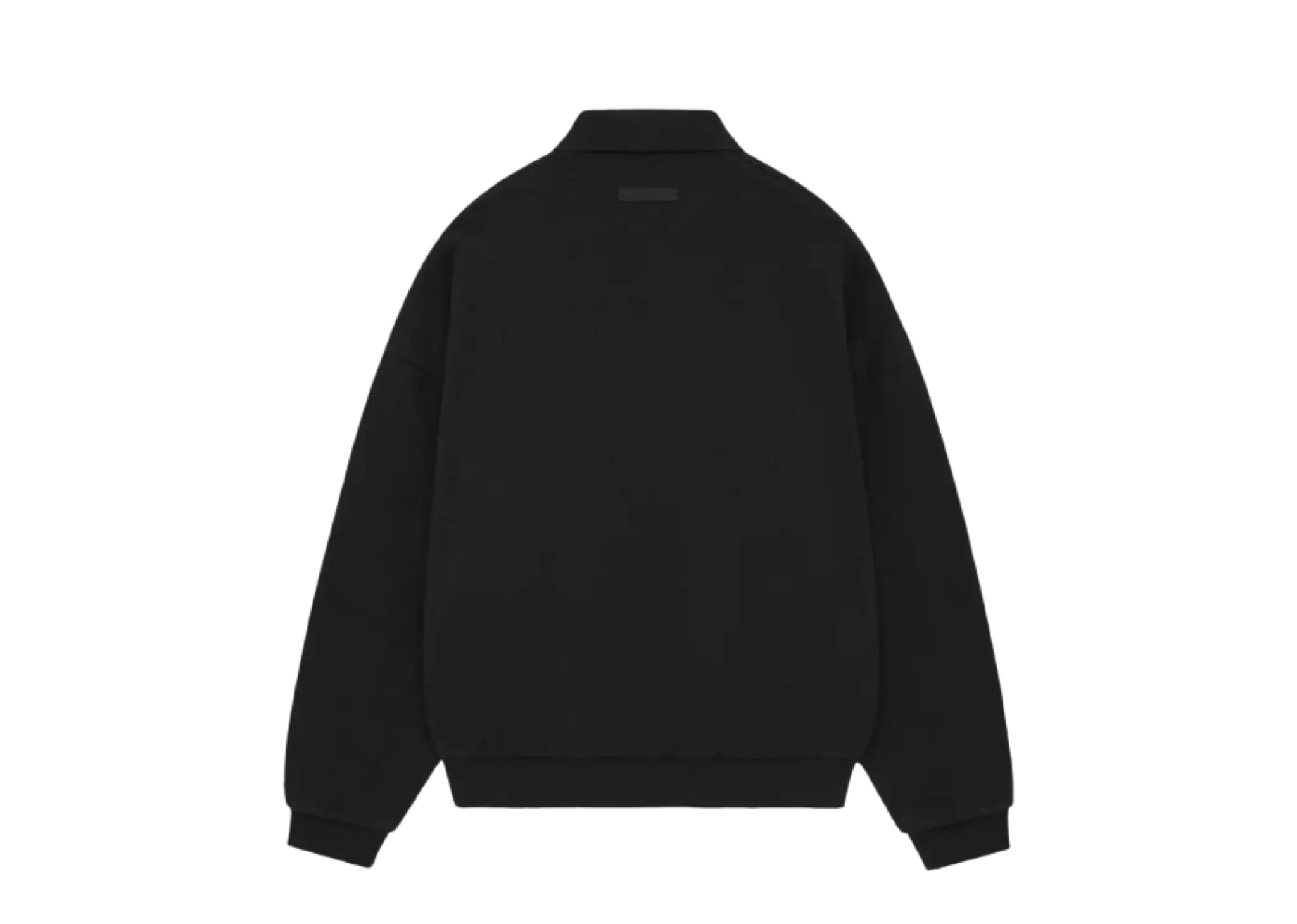 Fear of God Essentials Fleece Polo Black - photo 2