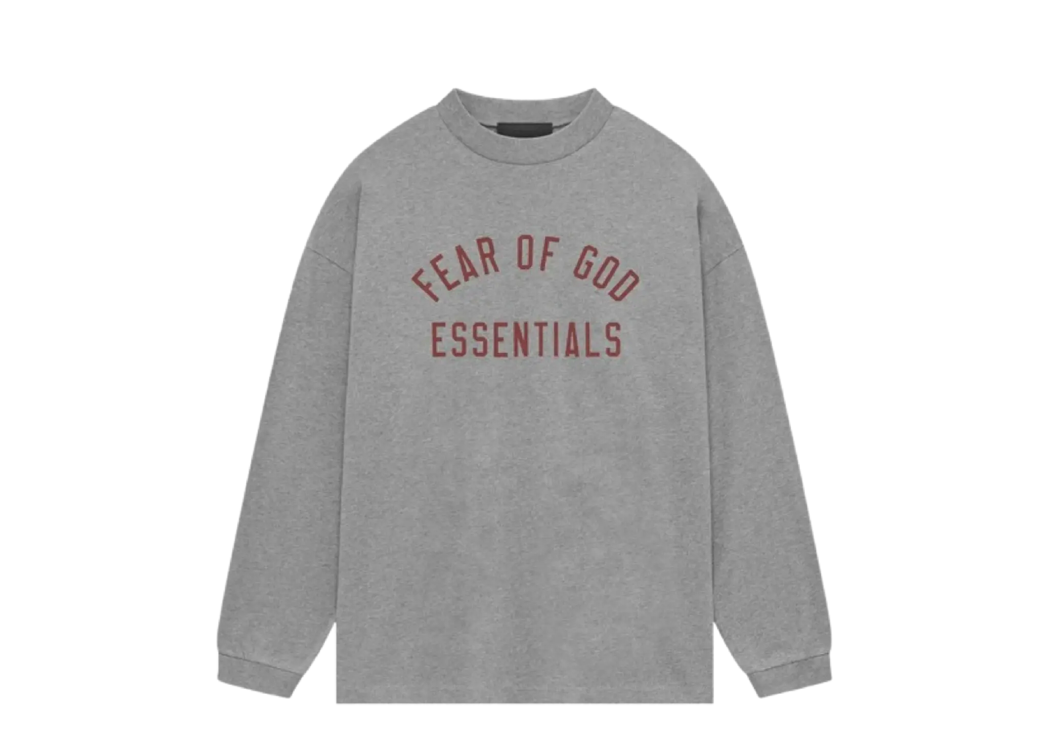 Fear of God Essentials Jersey Long Sleeve Tee Dark Heather