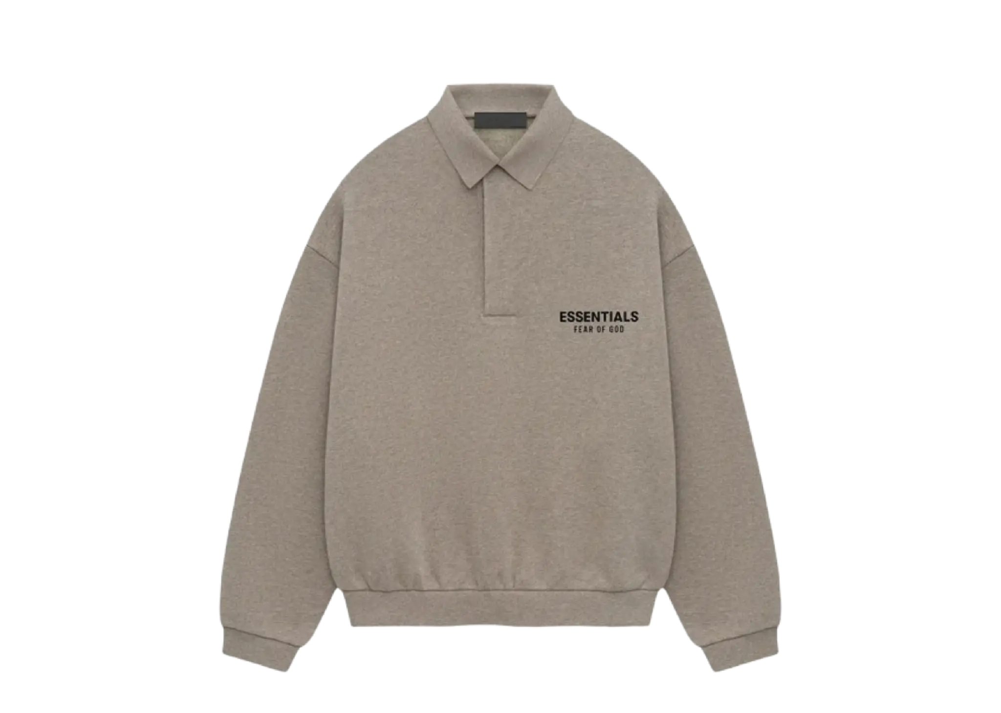 Fear of God Essentials Fleece Polo Heather Grey