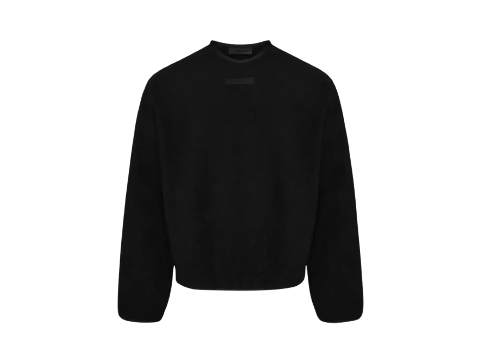 Fear of God Essentials Crewneck Sweater Jet Black