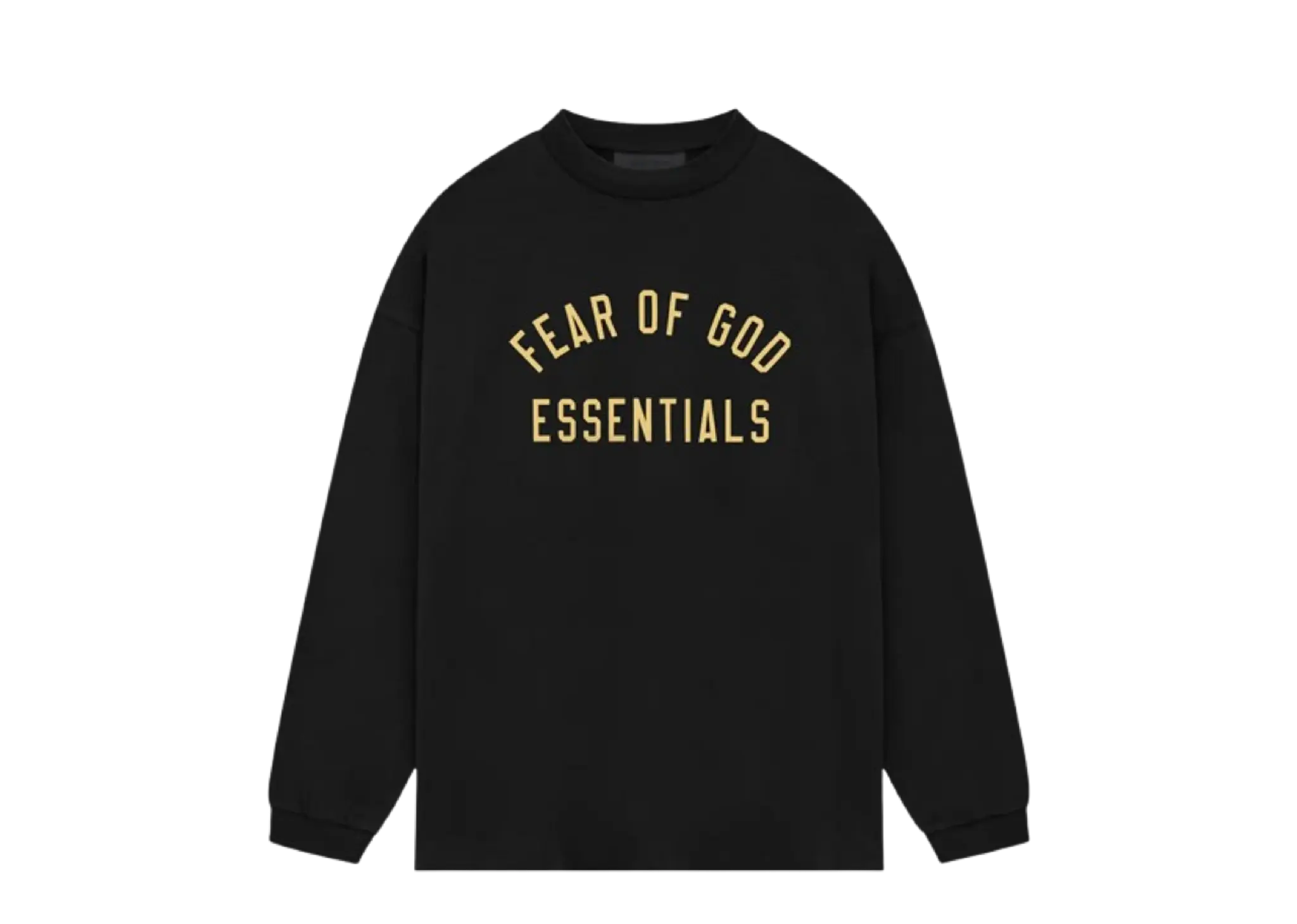 Fear of God Essentials Jersey Long Sleeve Tee Black