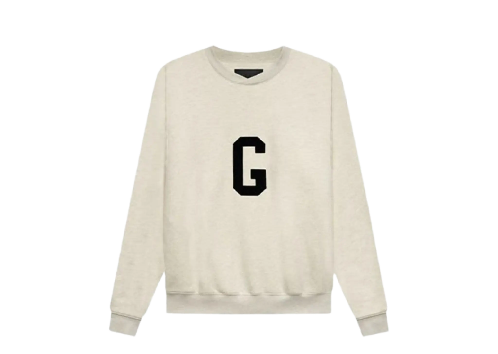 Fear of God G Crewneck Sweatshirt Cream Heather