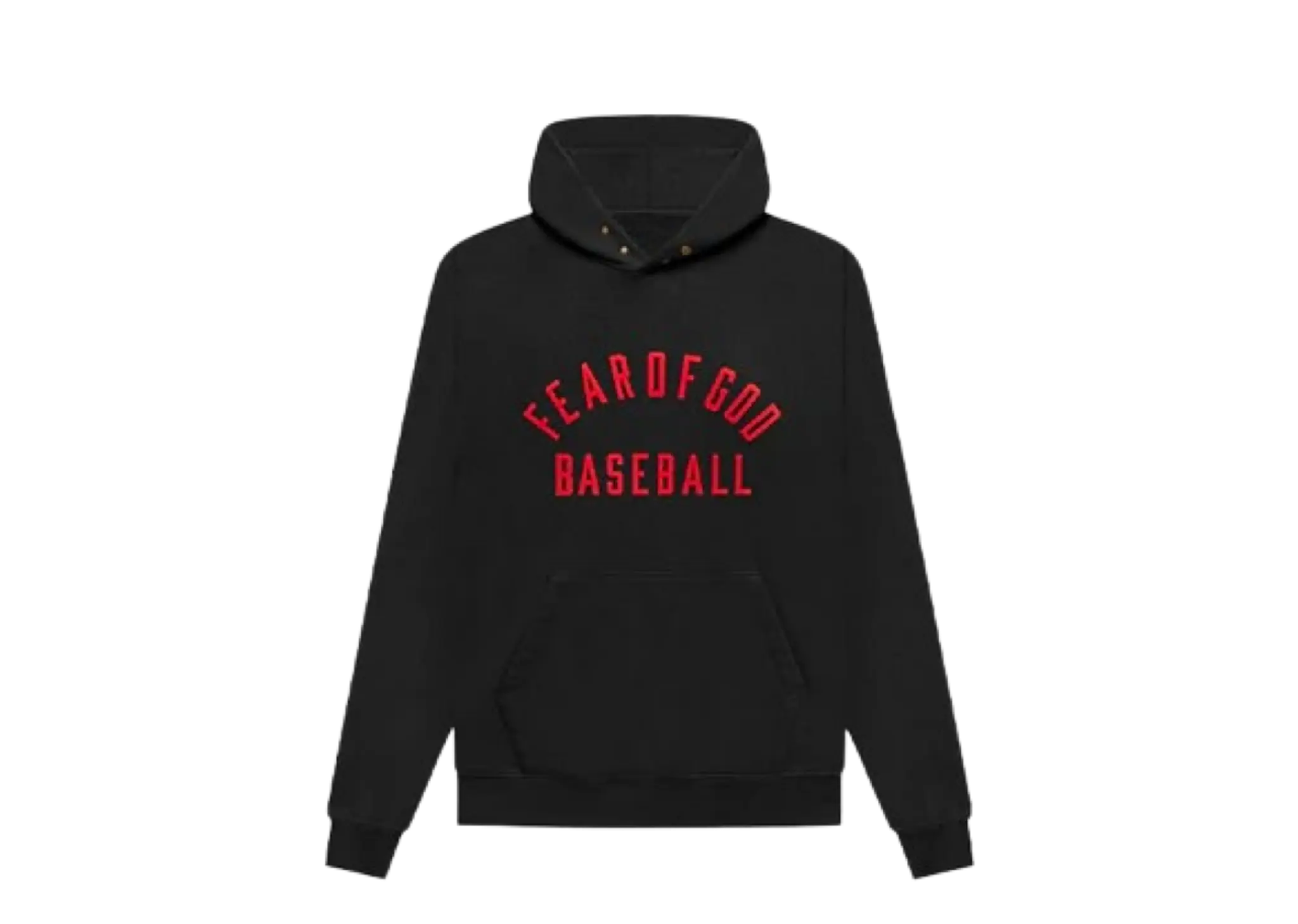 Fear of God Baseball Hoodie Vintage Black