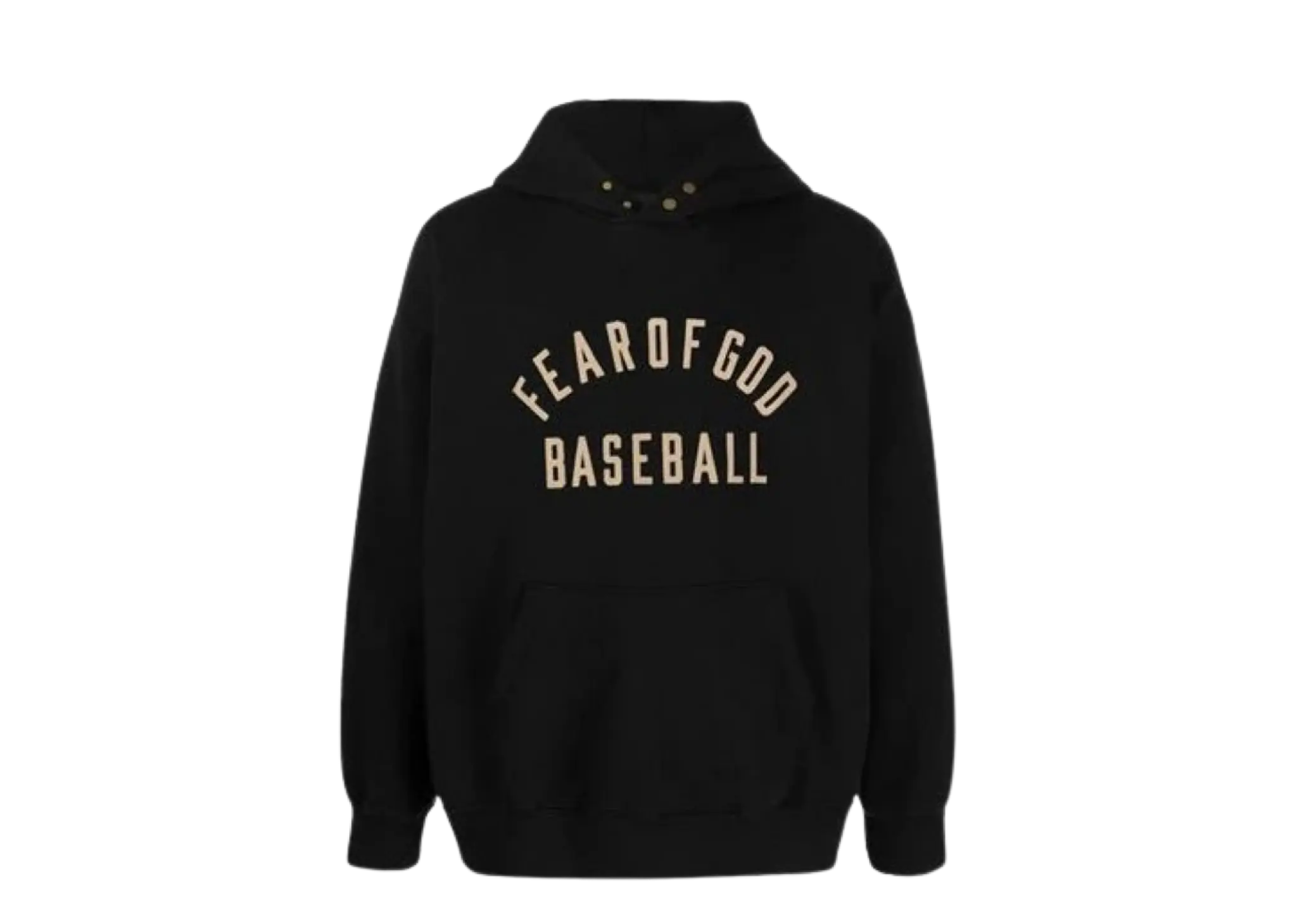 Fear of God Baseball Hoodie Black