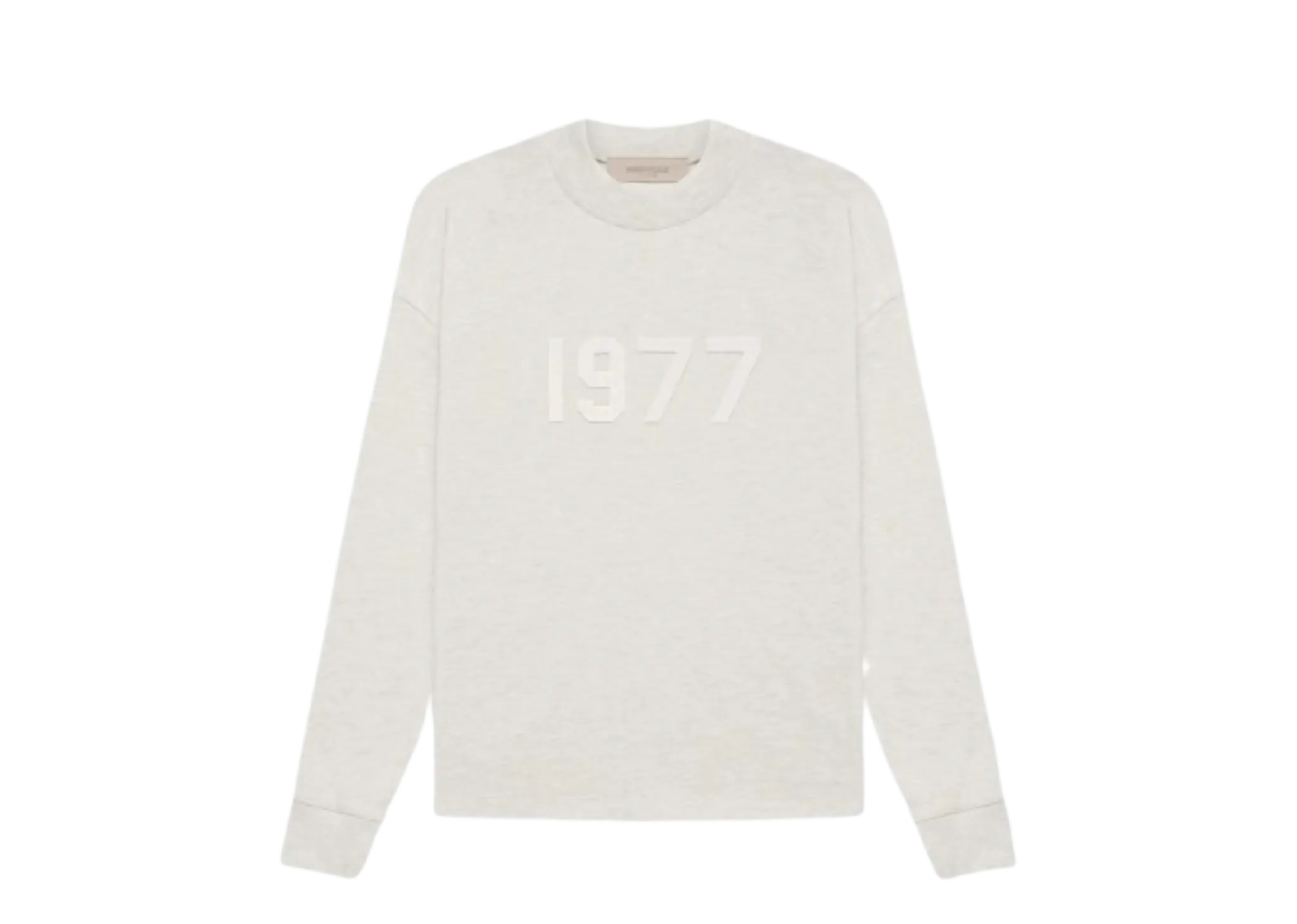 Fear of God Essentials SS22 Long Sleeve T-Shirt 1977 Light Oatmeal