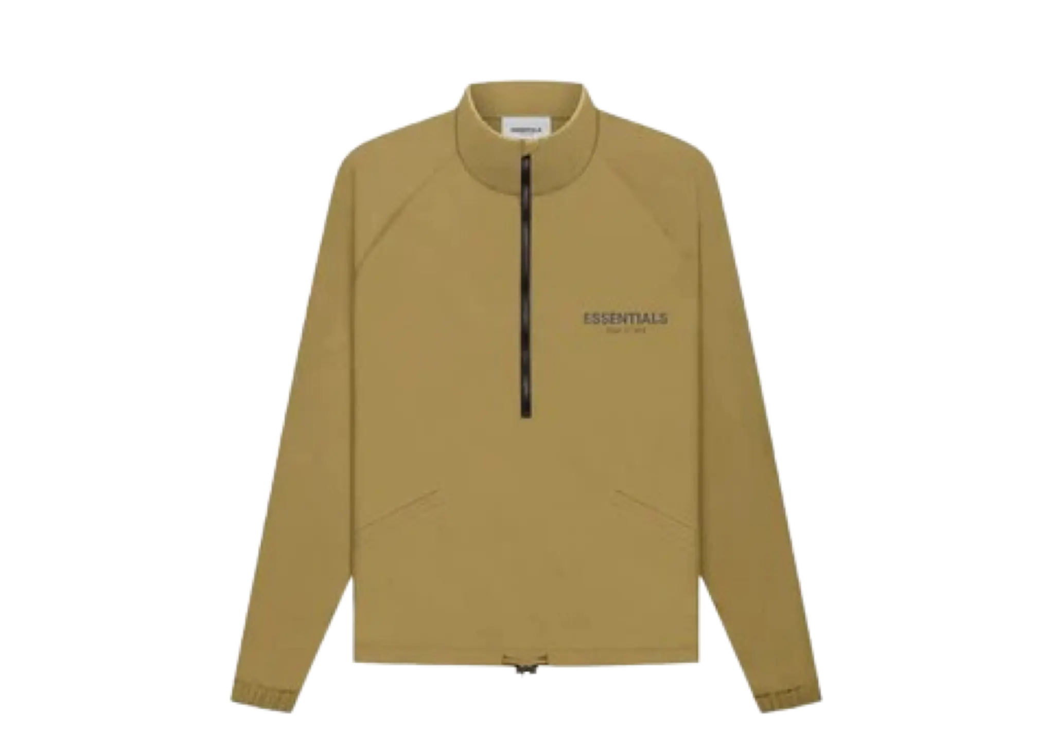 Fear of God Essentials FW21 Half Zip Track Jacket Amber
