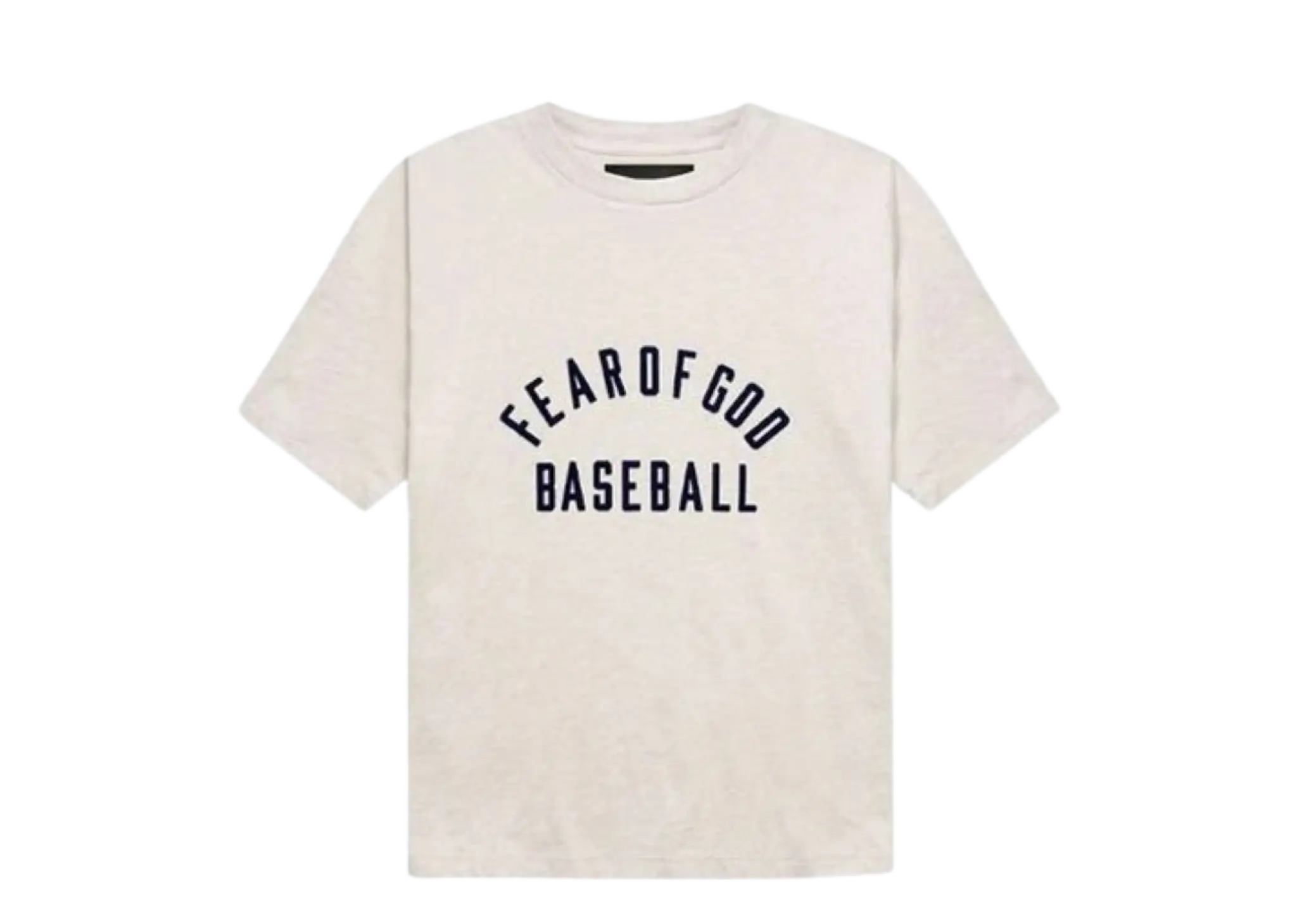 Fear of God Baseball Tee Cream Heather Navy