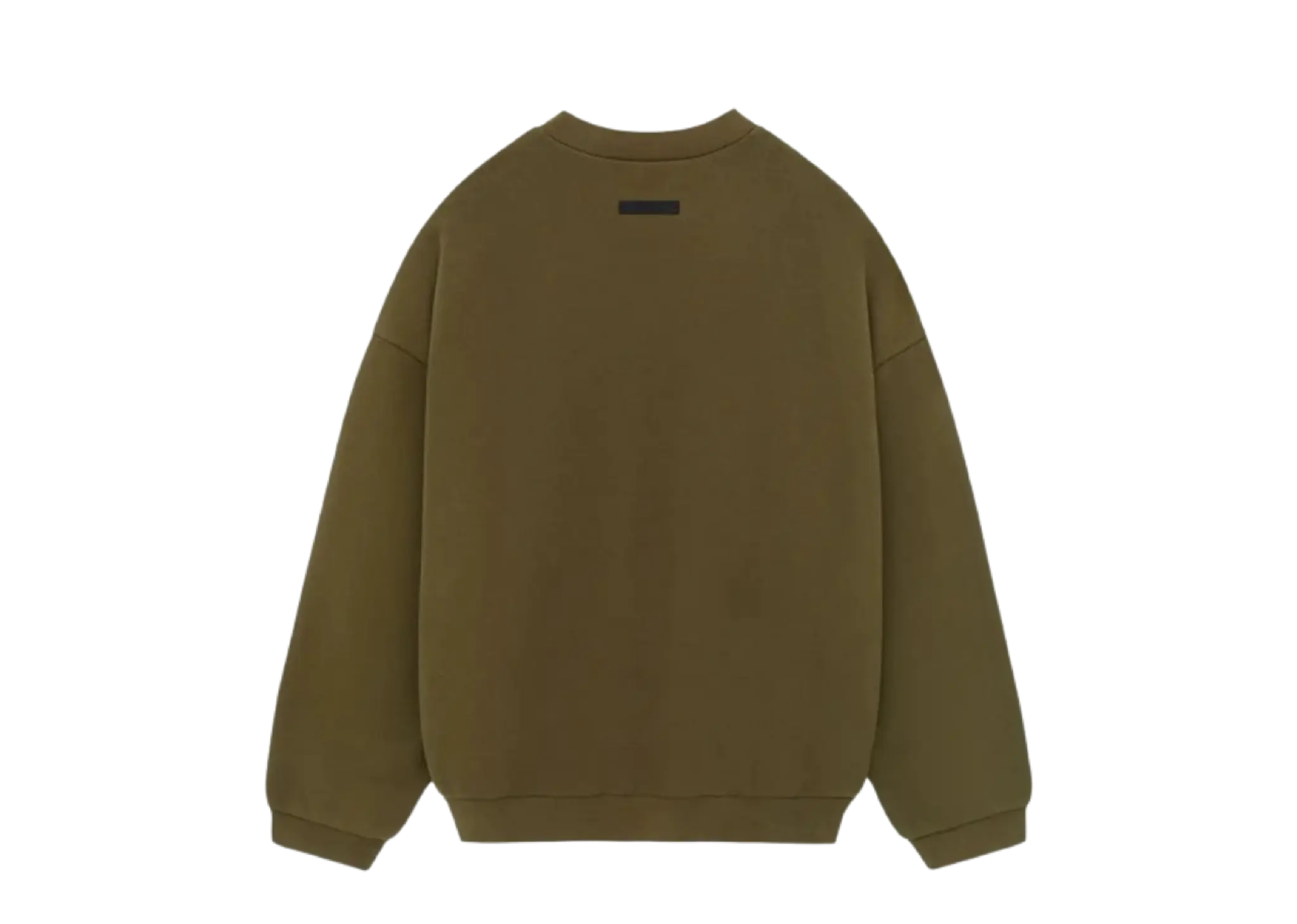 Fear of God Essentials Fleece Crewneck Olive - photo 2