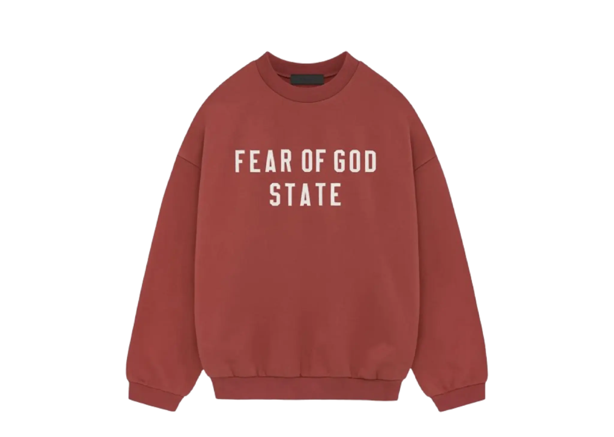 Fear of God Essentials Heavy Fleece Crewneck Crimson