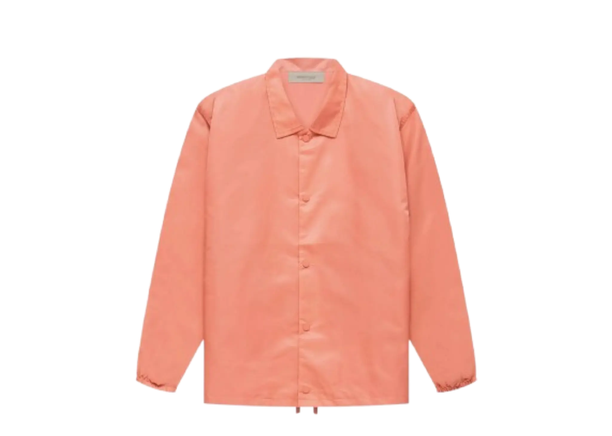 Fear of God Essentials FW22 1977 Nylon Coaches Jacket Coral