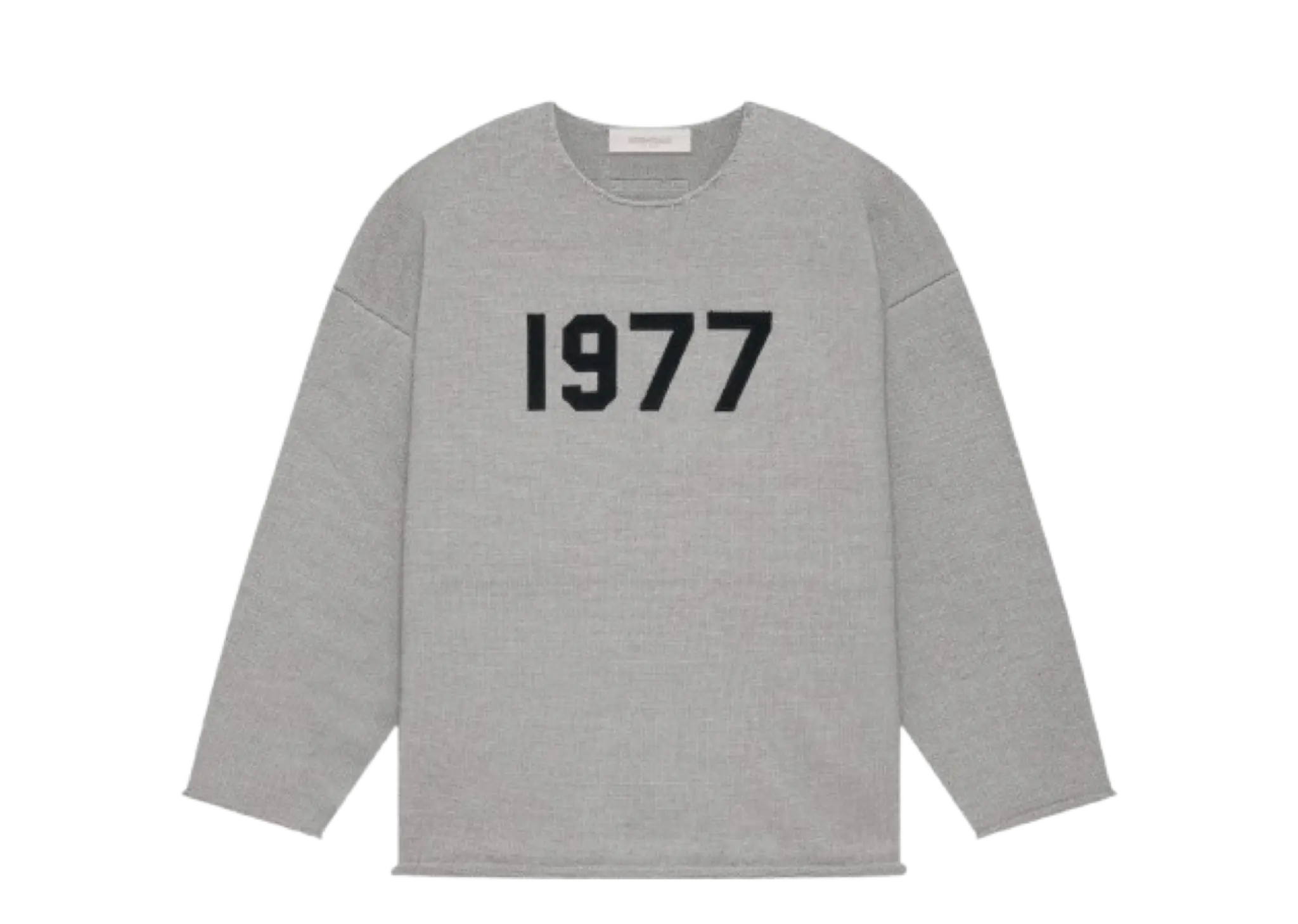 Fear of God Essentials SS22 Raw edge Top 1977 Dark Oatmeal