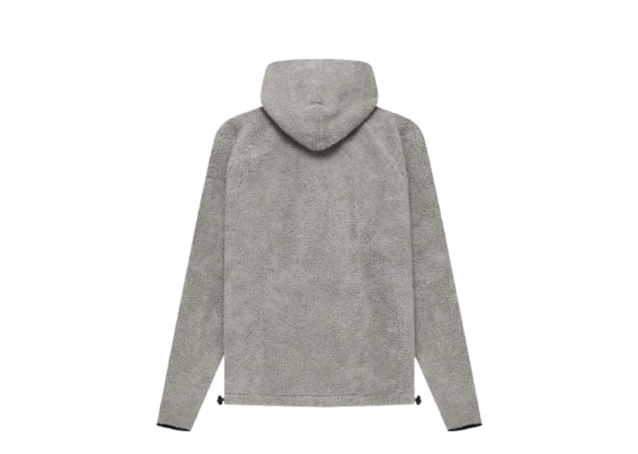 Fear of God Essentials SS22 Mens Polar Fleece Half Zip Hoodle Dark Oatmeal - photo 2