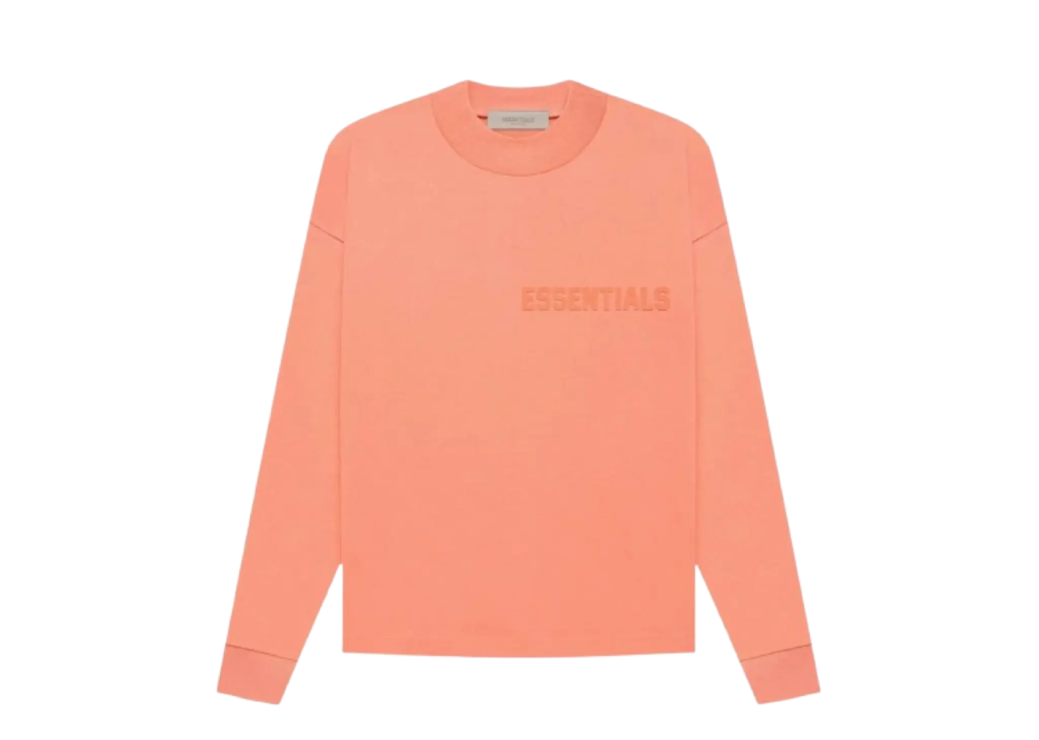 Fear of God Essentials FW22 Long Sleeve Tee Coral