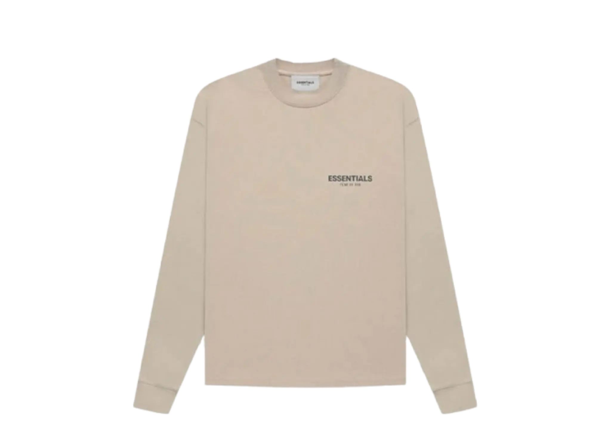 Fear of God Essentials FW21 Long Sleeve T-shirt Tan