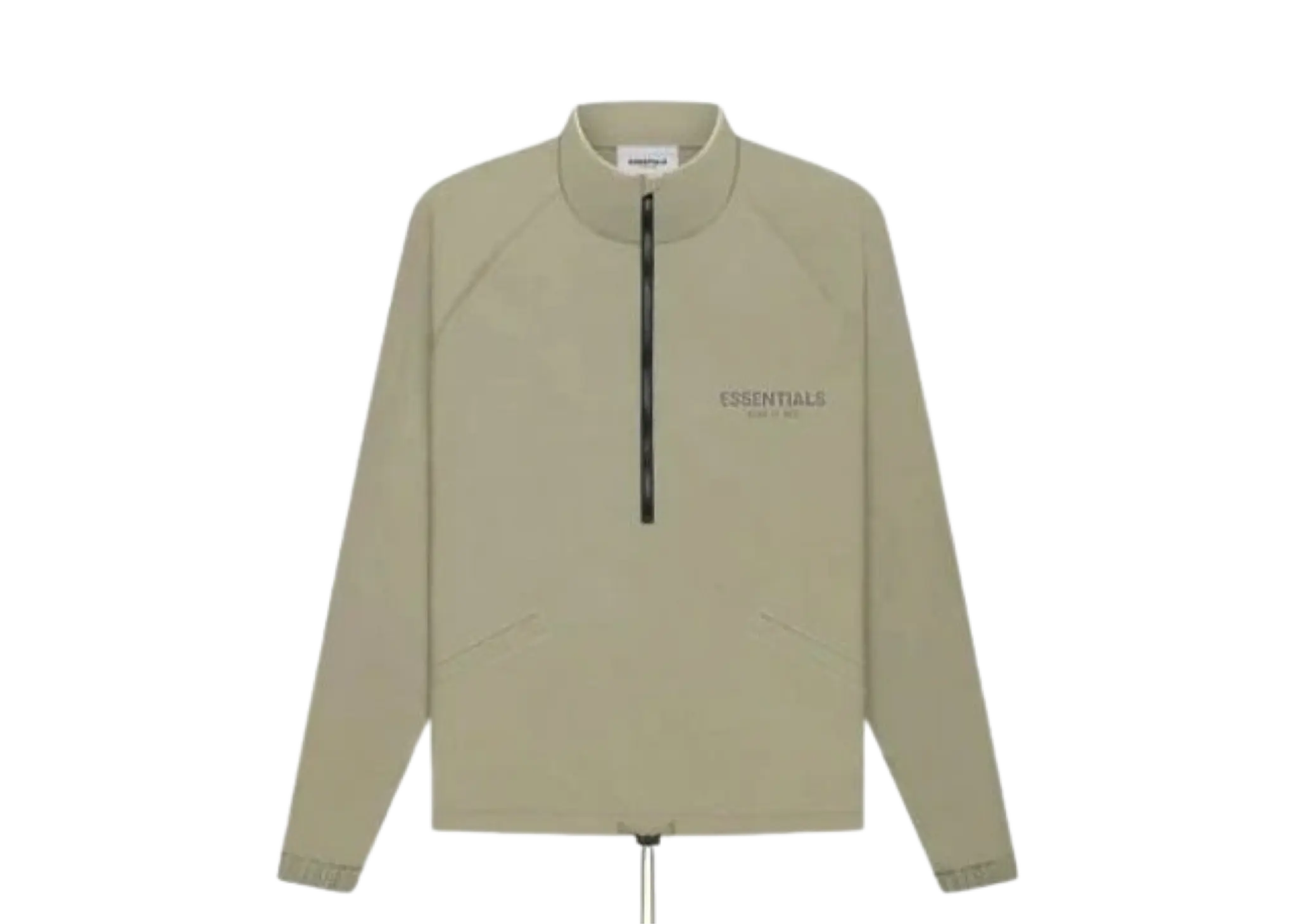 Fear of God Essentials FW21 Half Zip Track Jacket Pistachio