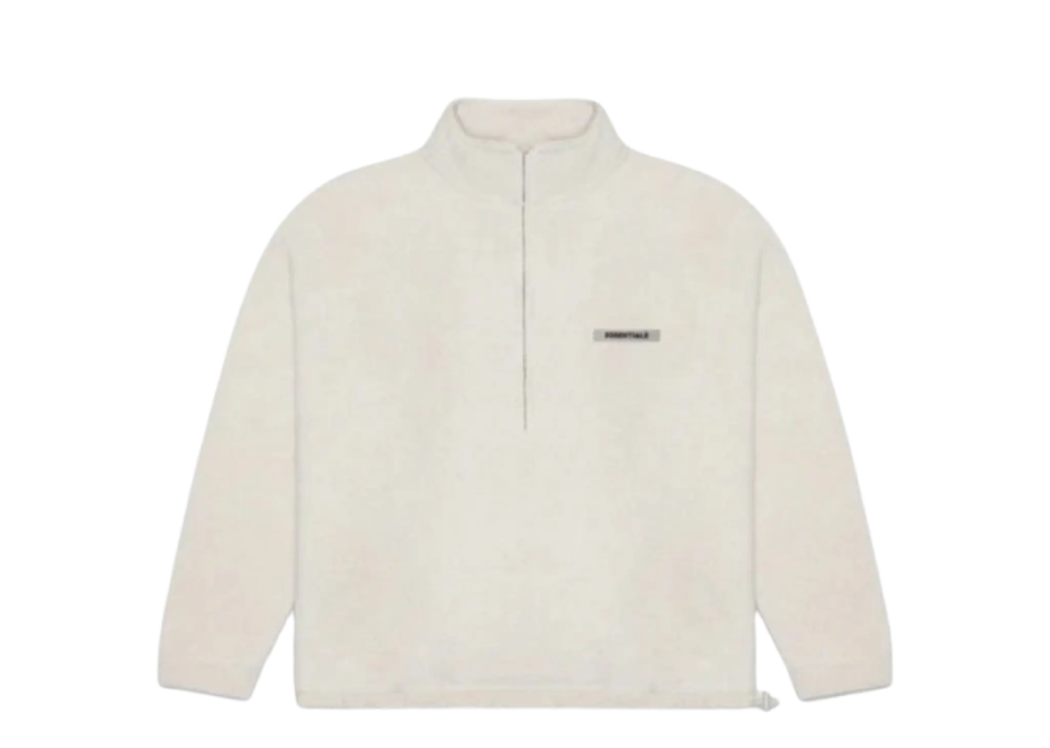 Fear of God Essentials SS20 Polar Fleece Half-Zip Sweater Oatmeal