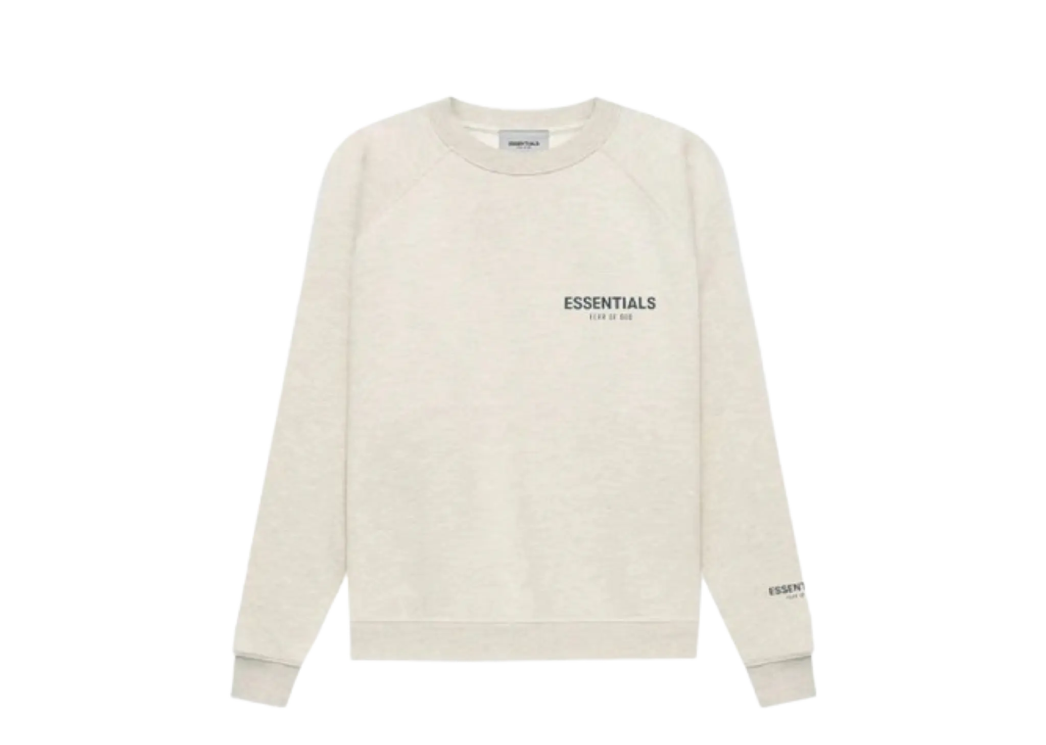 Fear of God Essentials FW21 Pullover Crewneck Light Heather Oatmeal