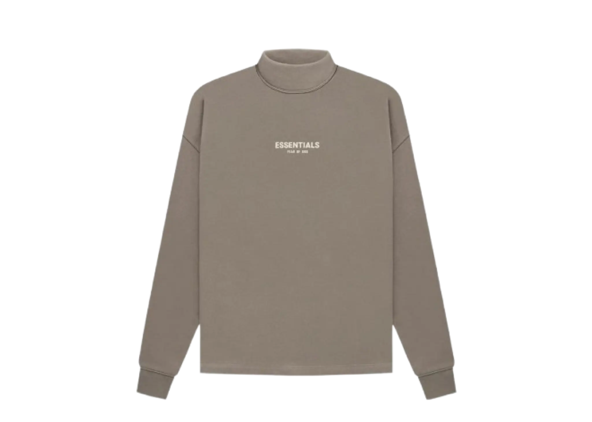 Fear of God Essentials SS22 Relaxed Mockneck Desert Taupe