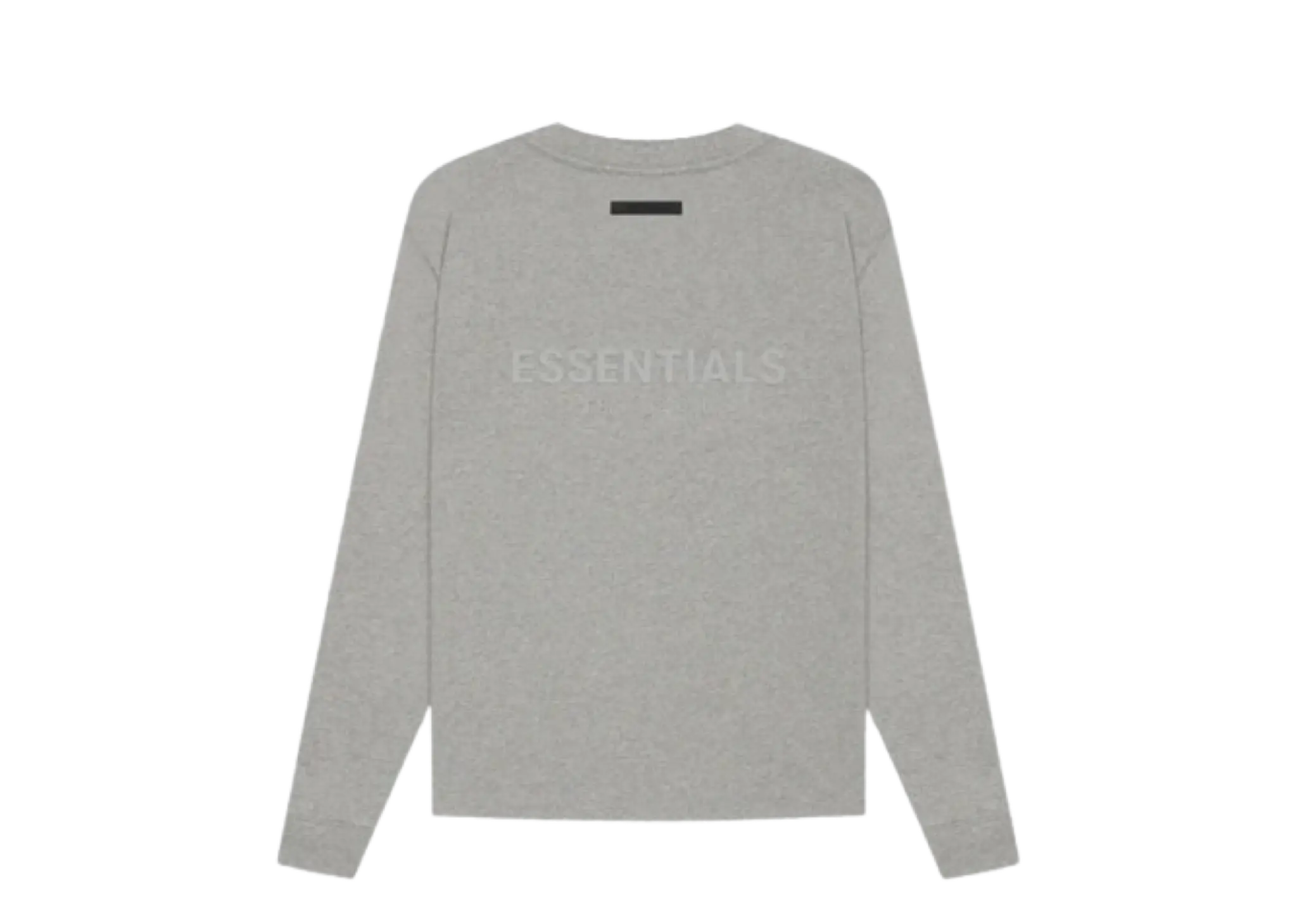 Fear of God Essentials SS21 Long Sleeve Tee Dark Heather Oatmeal - photo 2