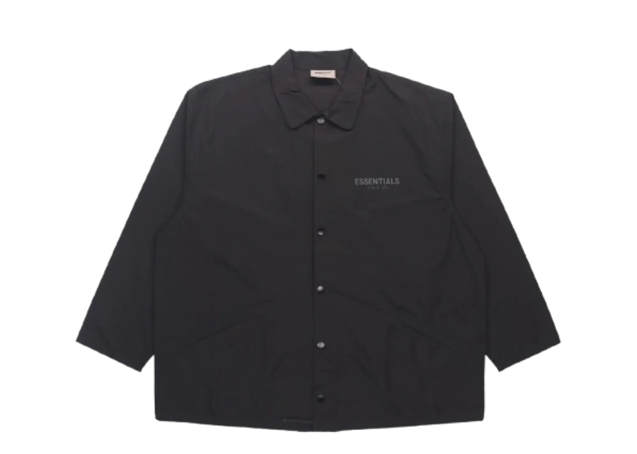 Fear of God Essentials SS21 Coaches Jacket Stretch Limo Black