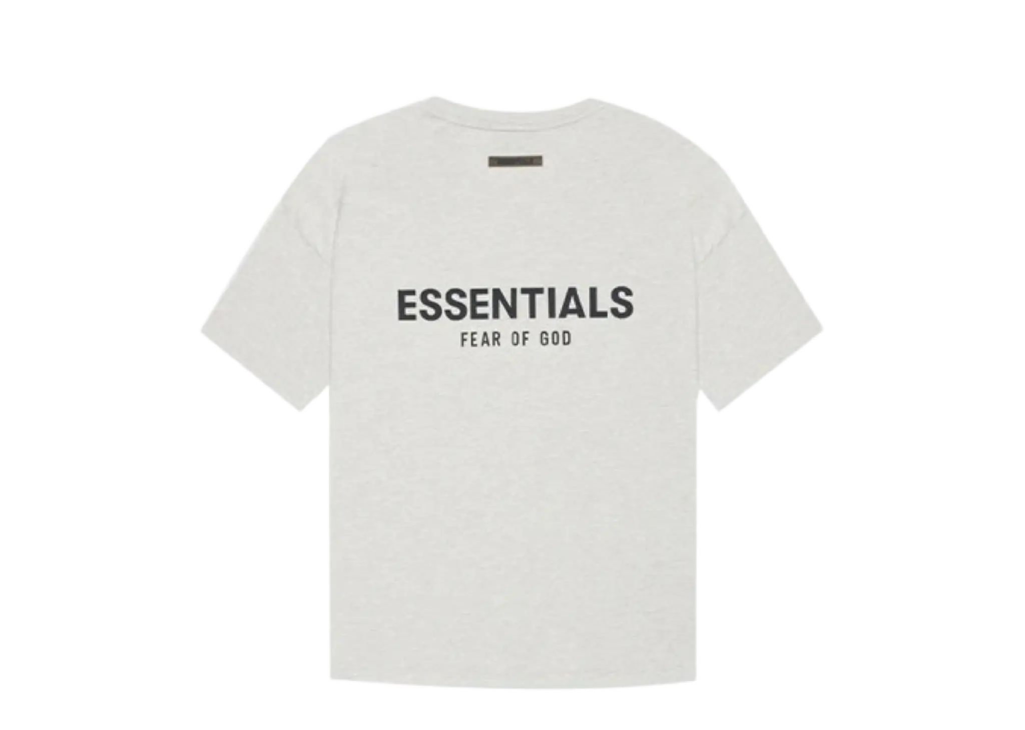 Fear of God Essentials SS21 Short Sleeve T-Shirt Light Heather Oatmeal - photo 2