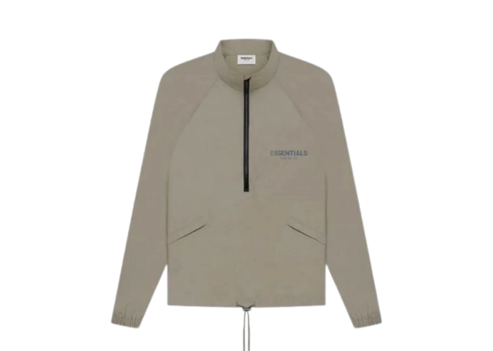 Fear of God Essentials SS21 Half Zip Track Jacket Taupe