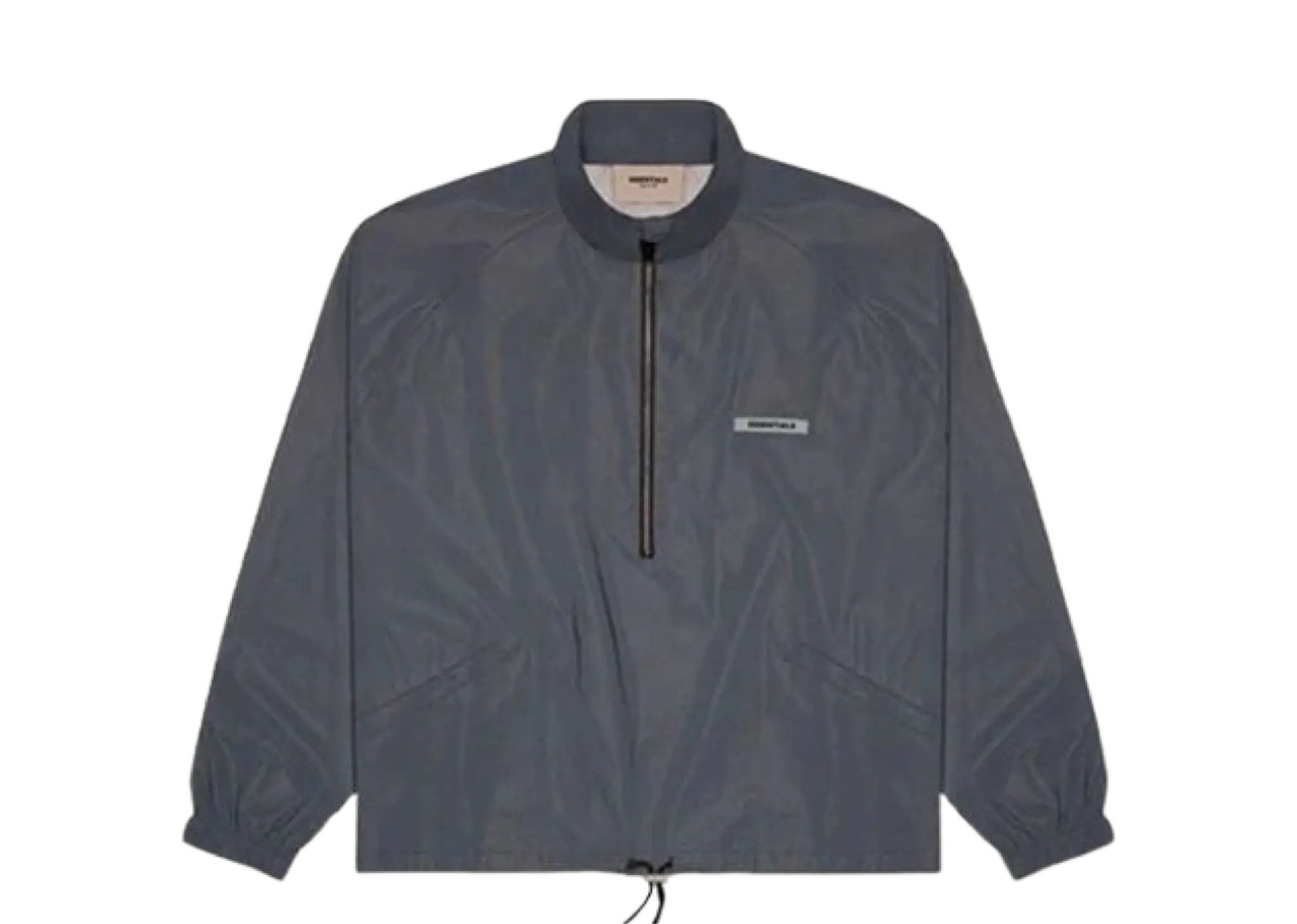 Fear of God Essentials FW20 Reflective Half Zip Track Pullover Black