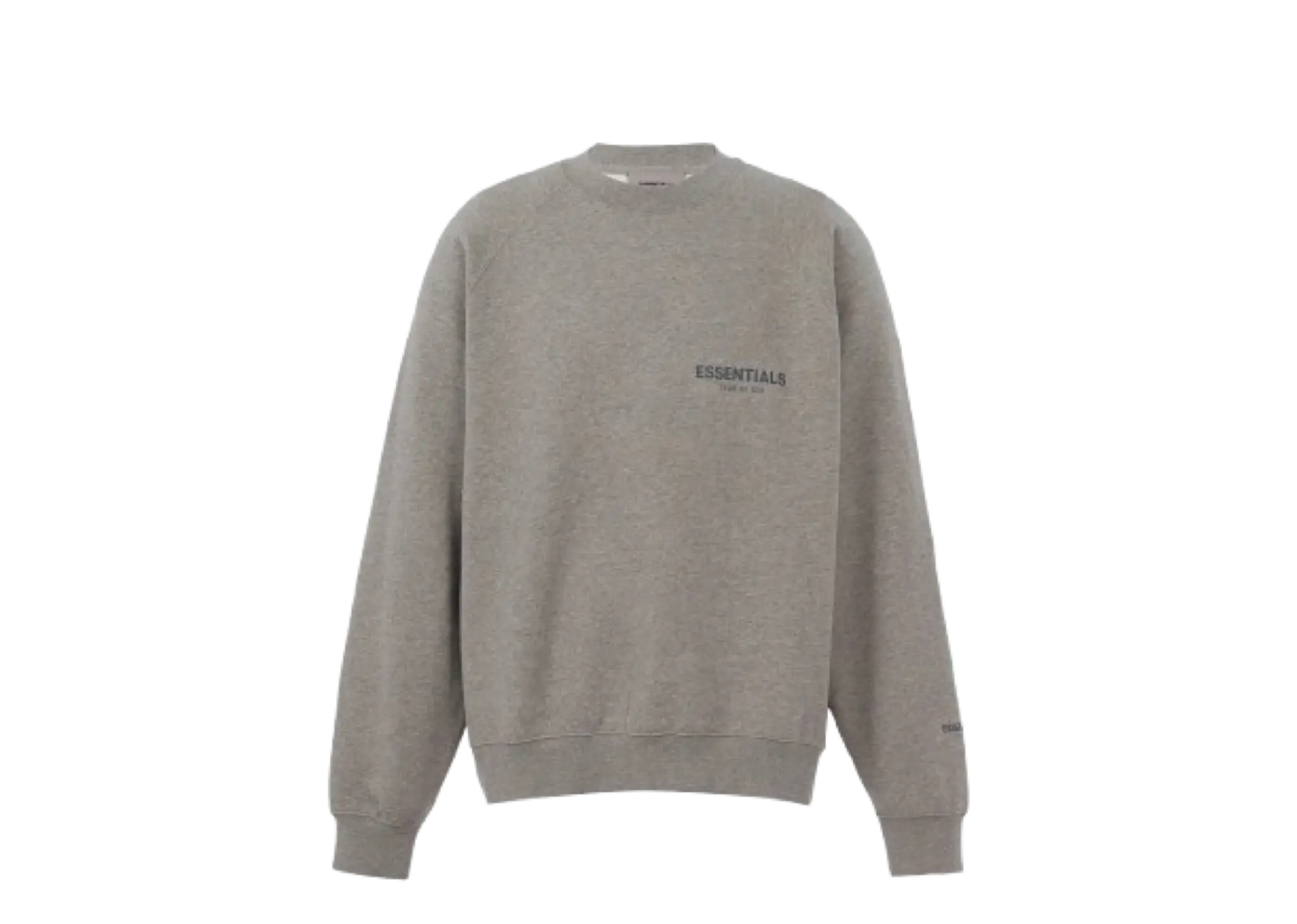 Fear of God Essentials FW21 Pullover Crewneck Dark Heather Oatmeal