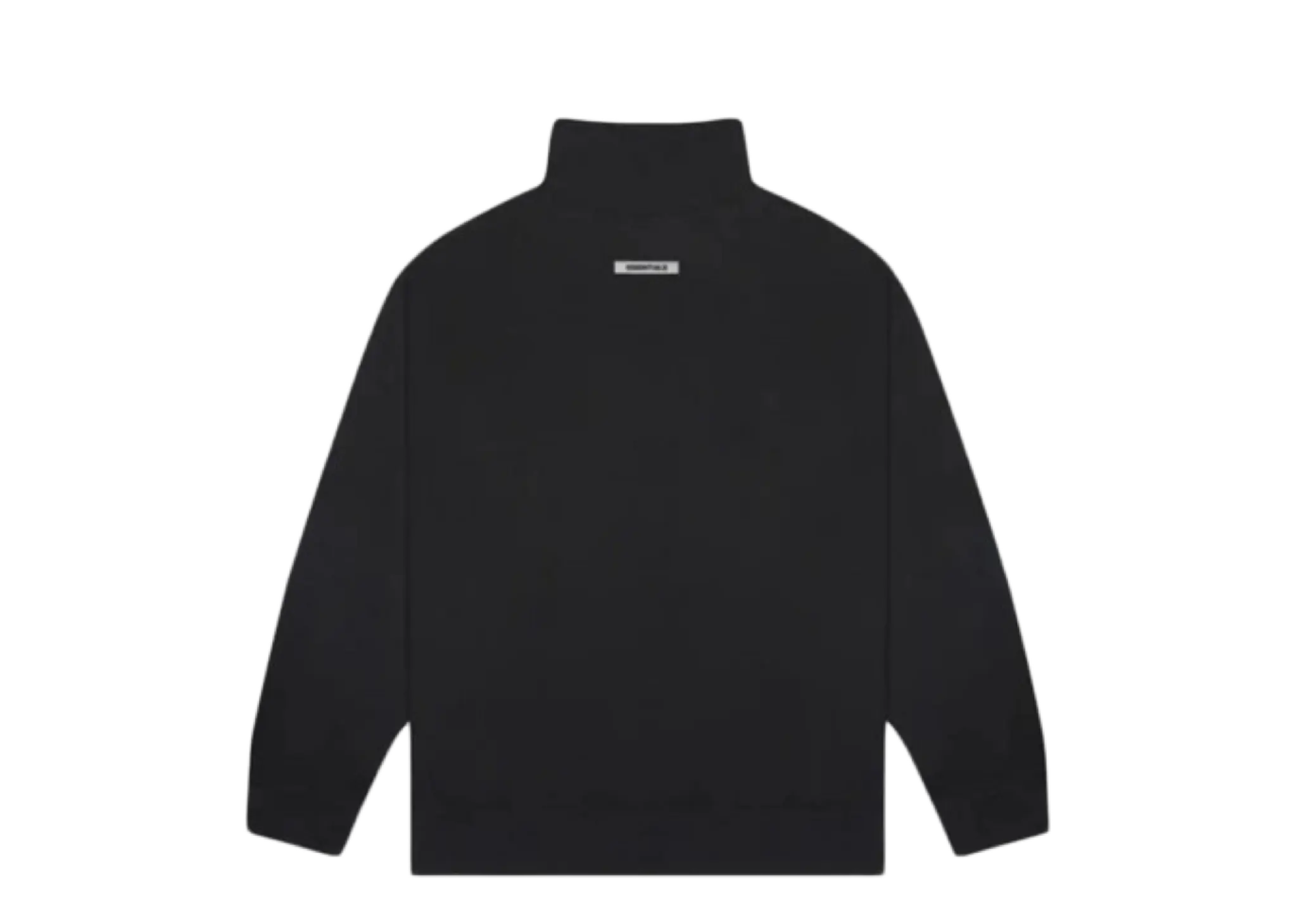 Fear of God Essentials SS20 Black Mock Neck Sweatshirt - photo 2
