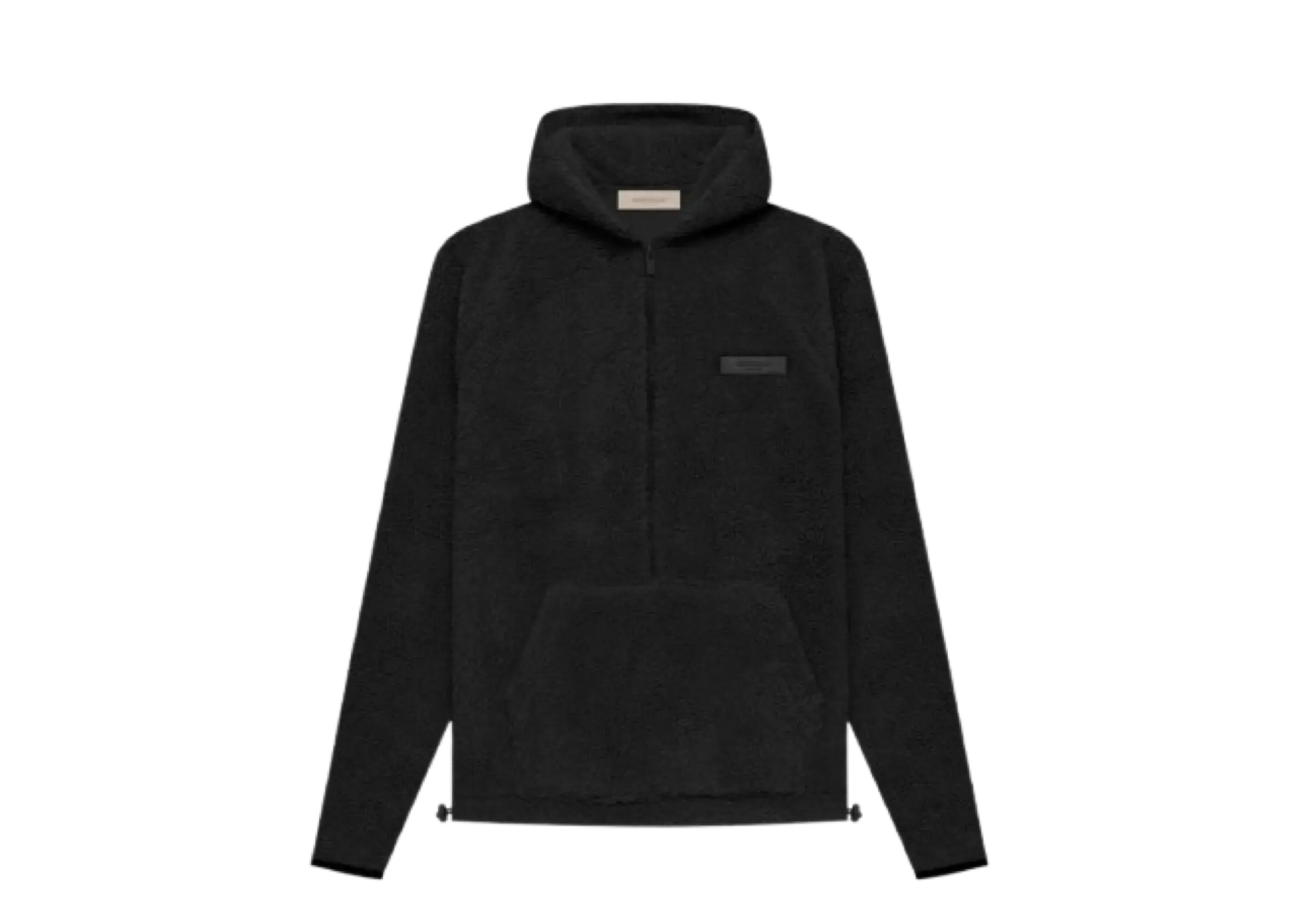 Fear of God Essentials SS22 Polar Fleece Half Zip Hoodie Iron