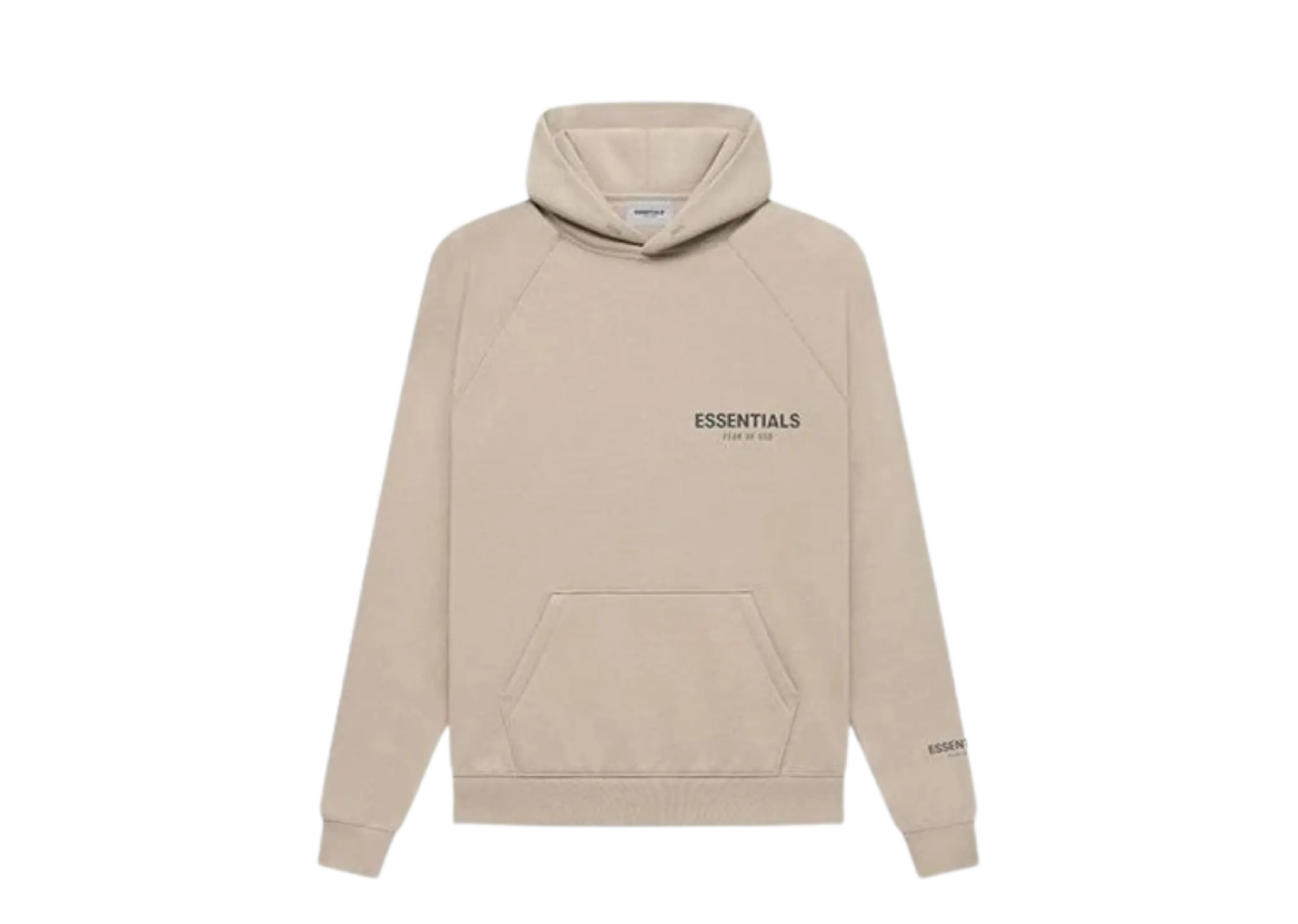 Fear of God Essentials FW21 Core Collection Pullover Hoodie Tan
