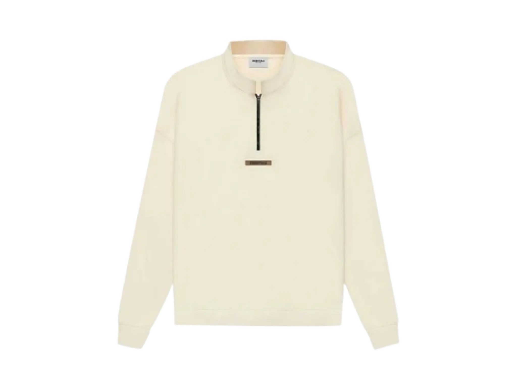 Fear of God Essentials SS21 Mockneck Half Zip Buttercream