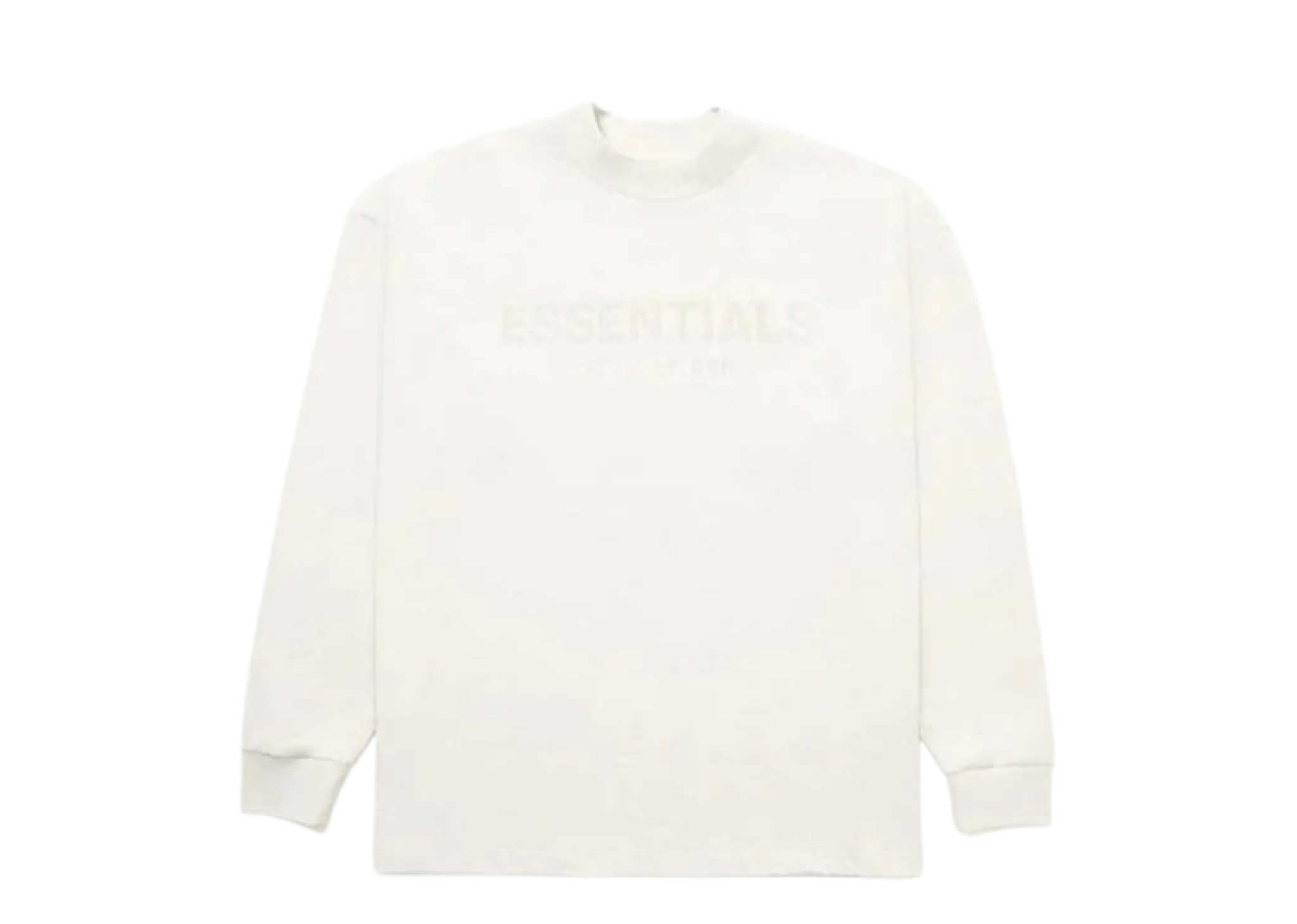 Fear of God Essentials FW21 Innersect Long Sleeve Logo Tee Greige