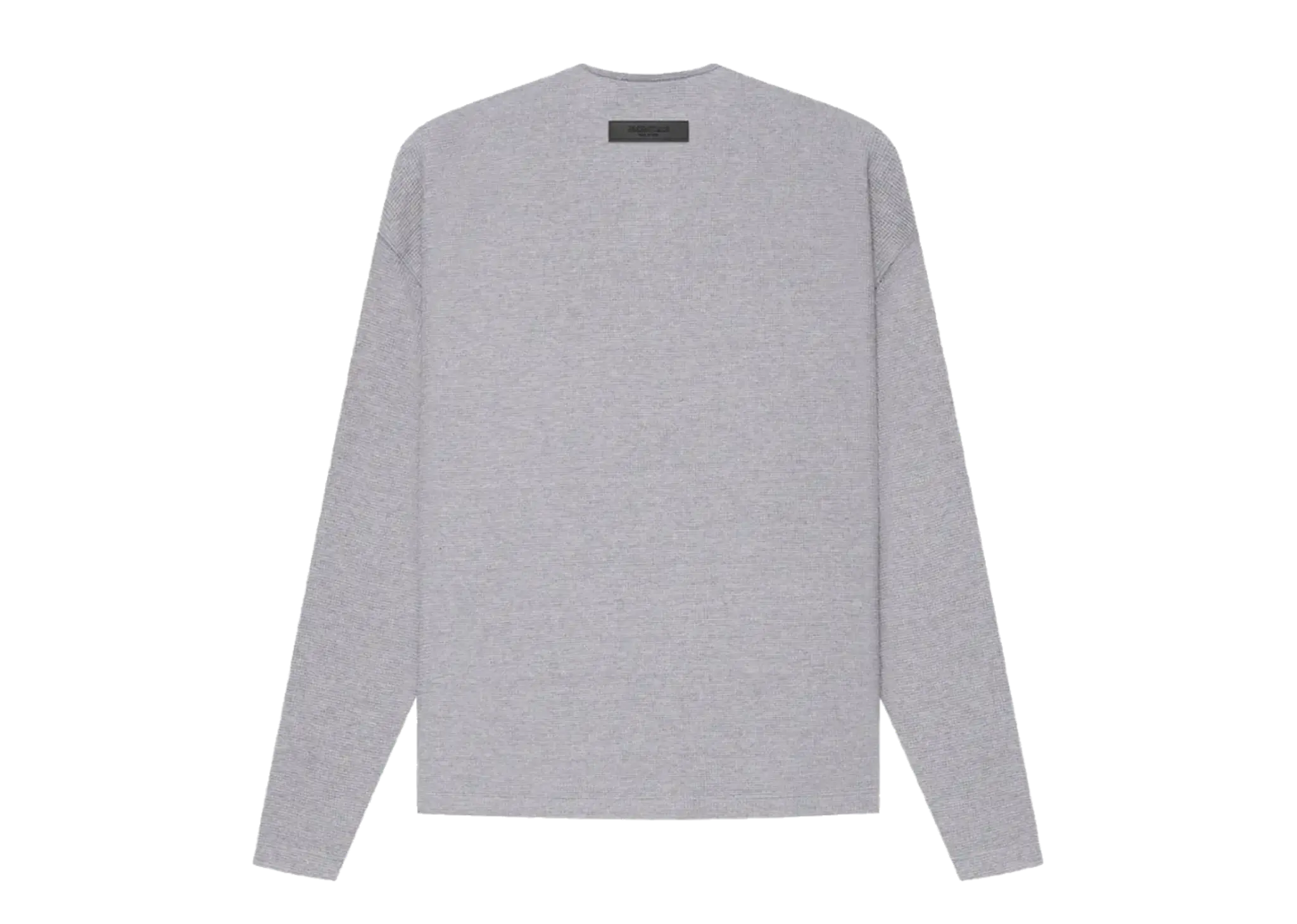 Fear of God Essentials FW20 Long Sleeve Henley Tee Grey - photo 2