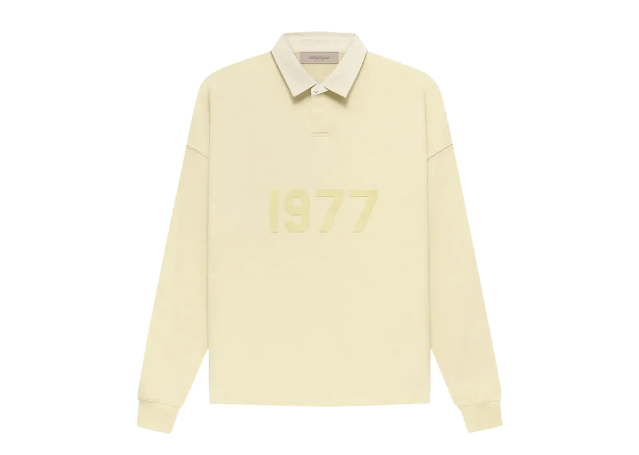 Fear of God Essentials FW22 Henley Rugby Polo Canary