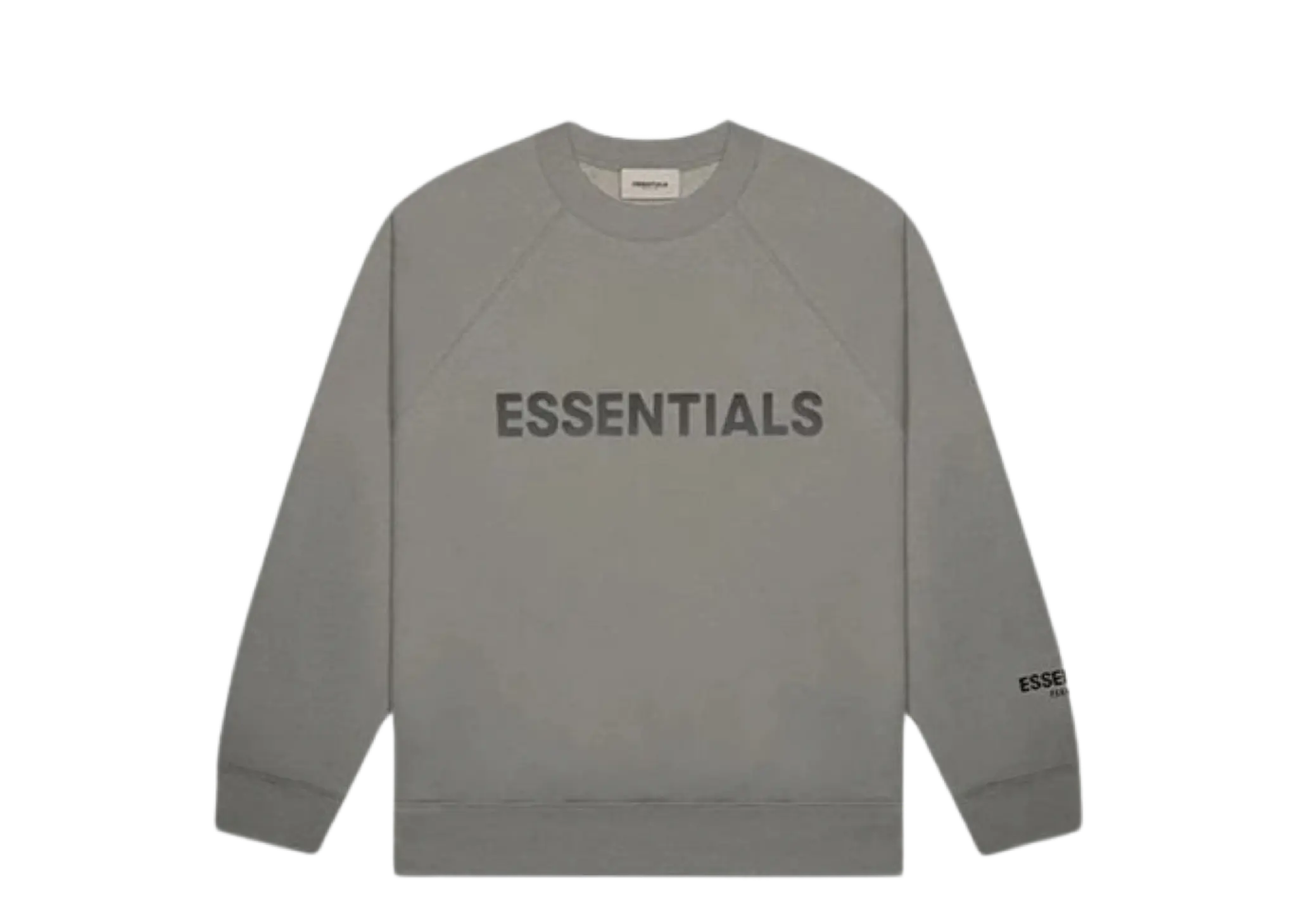 Fear of God Essentials charcoal Alphabet Printing Long Sleeves Unisex Gray