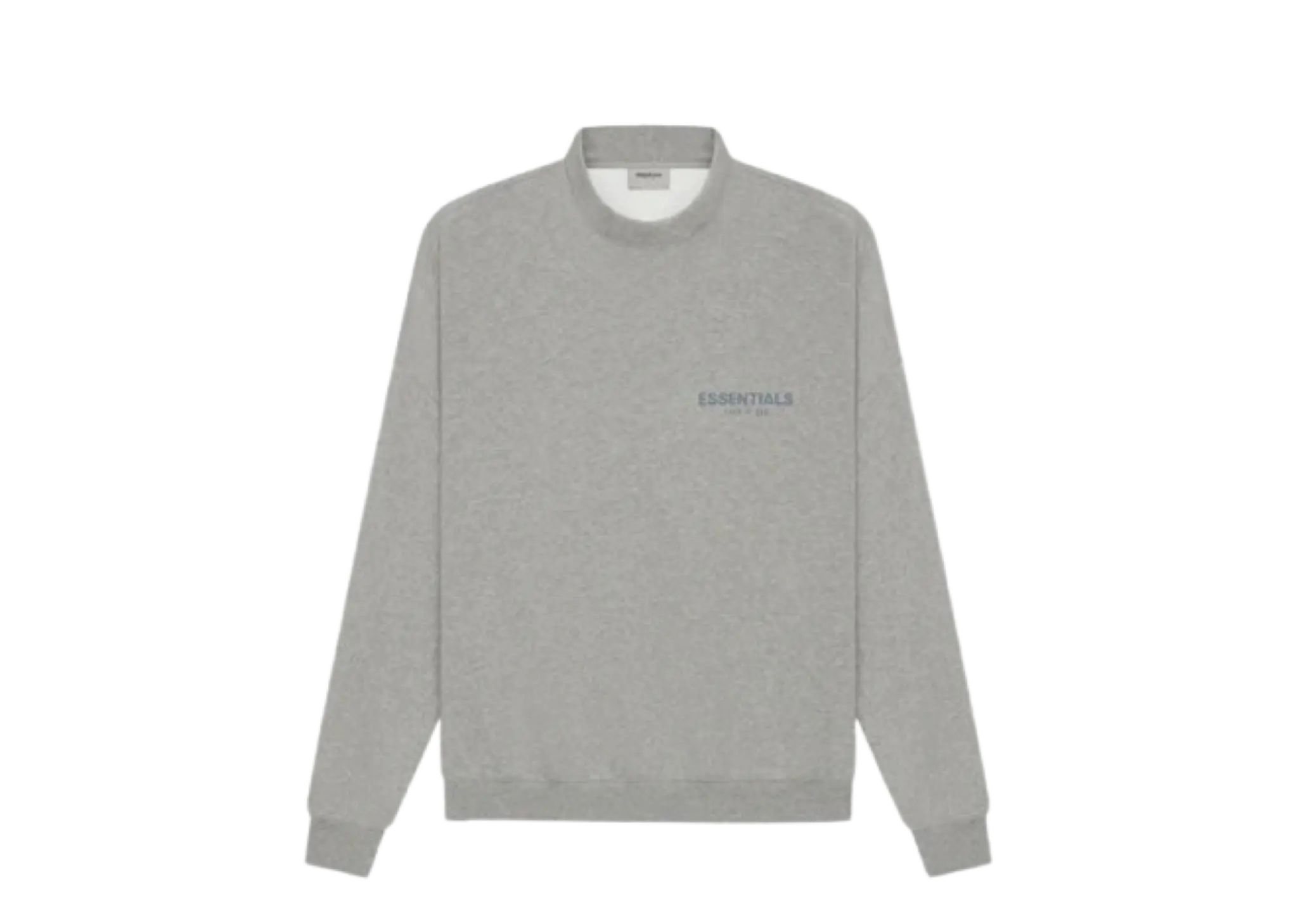 Fear of God Essentials SS21 Pullover Mockneck Dark Heather Oatmeal