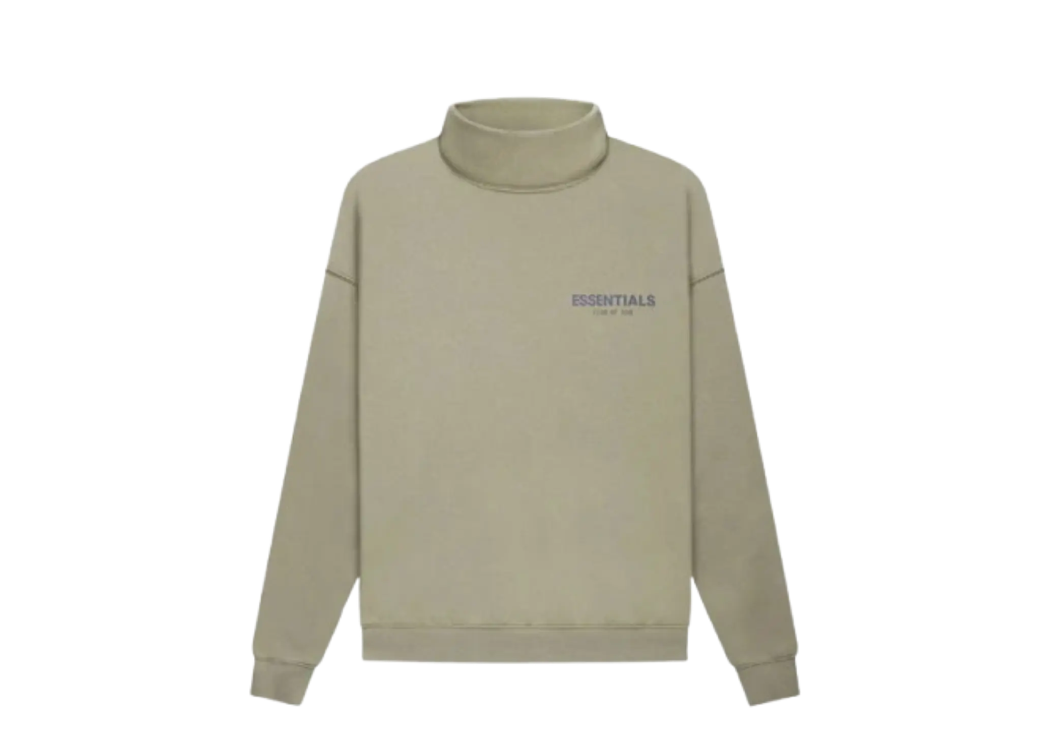 Fear of God Essentials FW21 Pullover Mock Neck Sweatshirt Pistachio