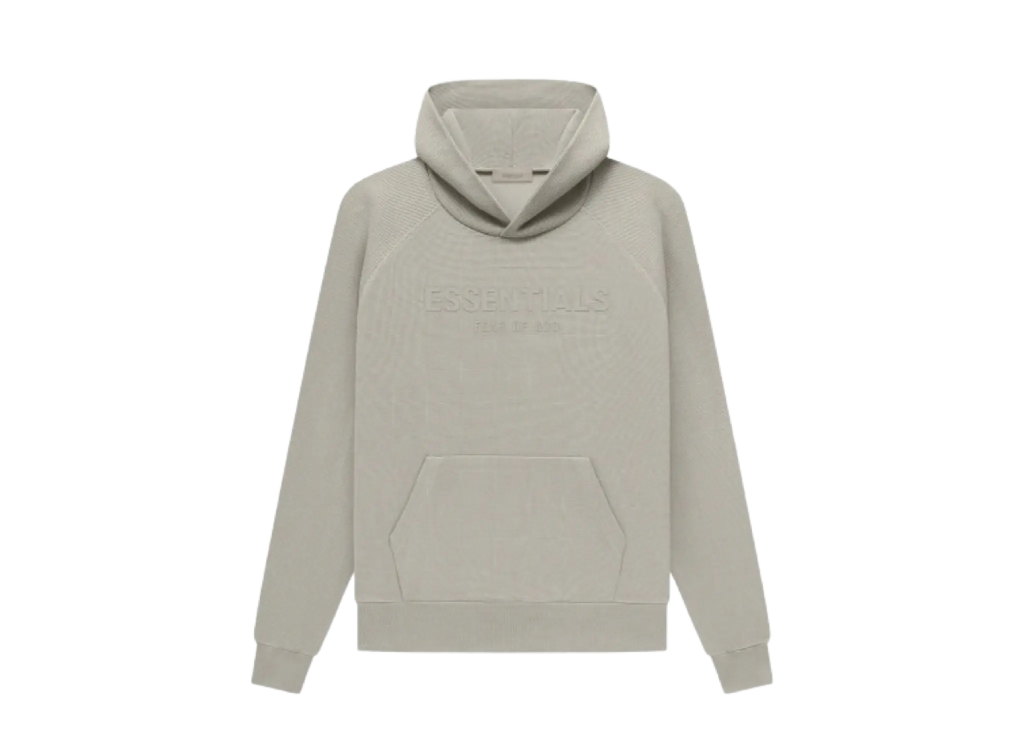 Fear of God Essentials SS23 Waffle Raglan Hoodie Seal