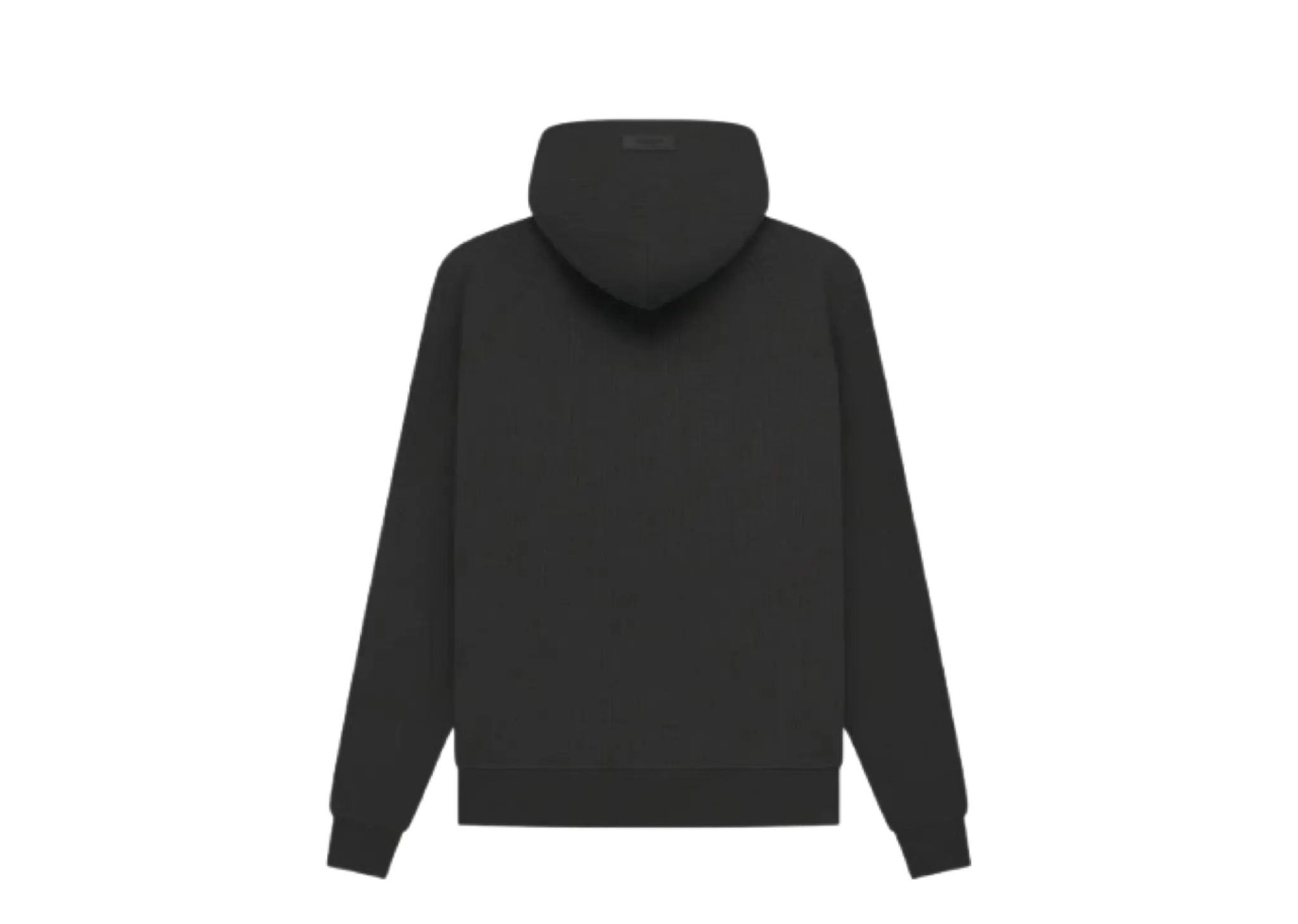 Fear of God Essentials SS23 waffle Raglan Hoodie off Black - photo 2