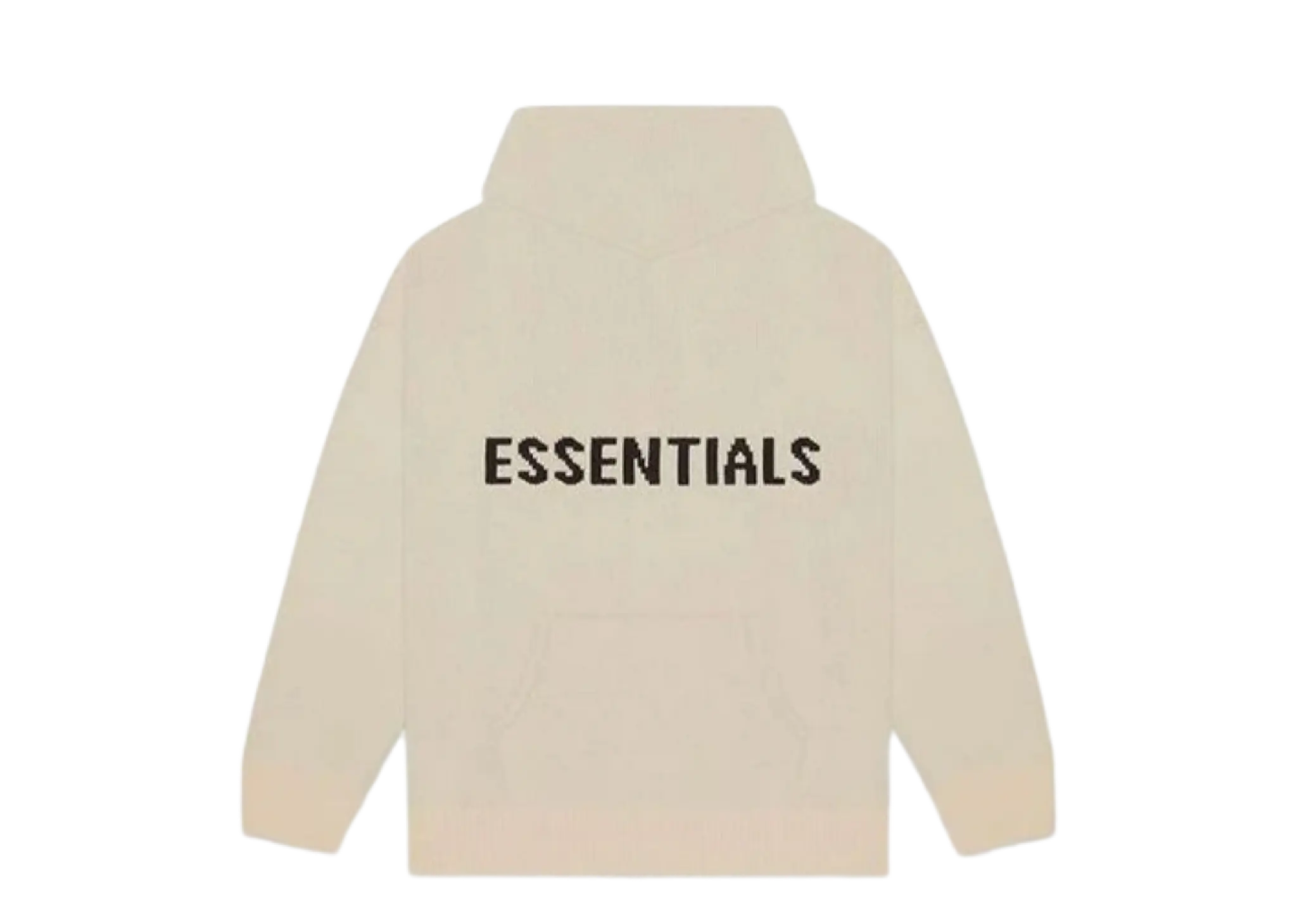 Fear of God Essentials FW20 Knit Logo Hoodie Khaki