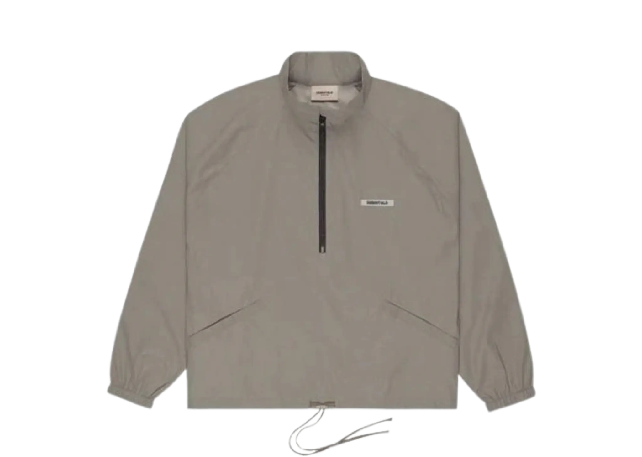 Fear of God Essentials FW20 Half Zip Track Jacket Cement