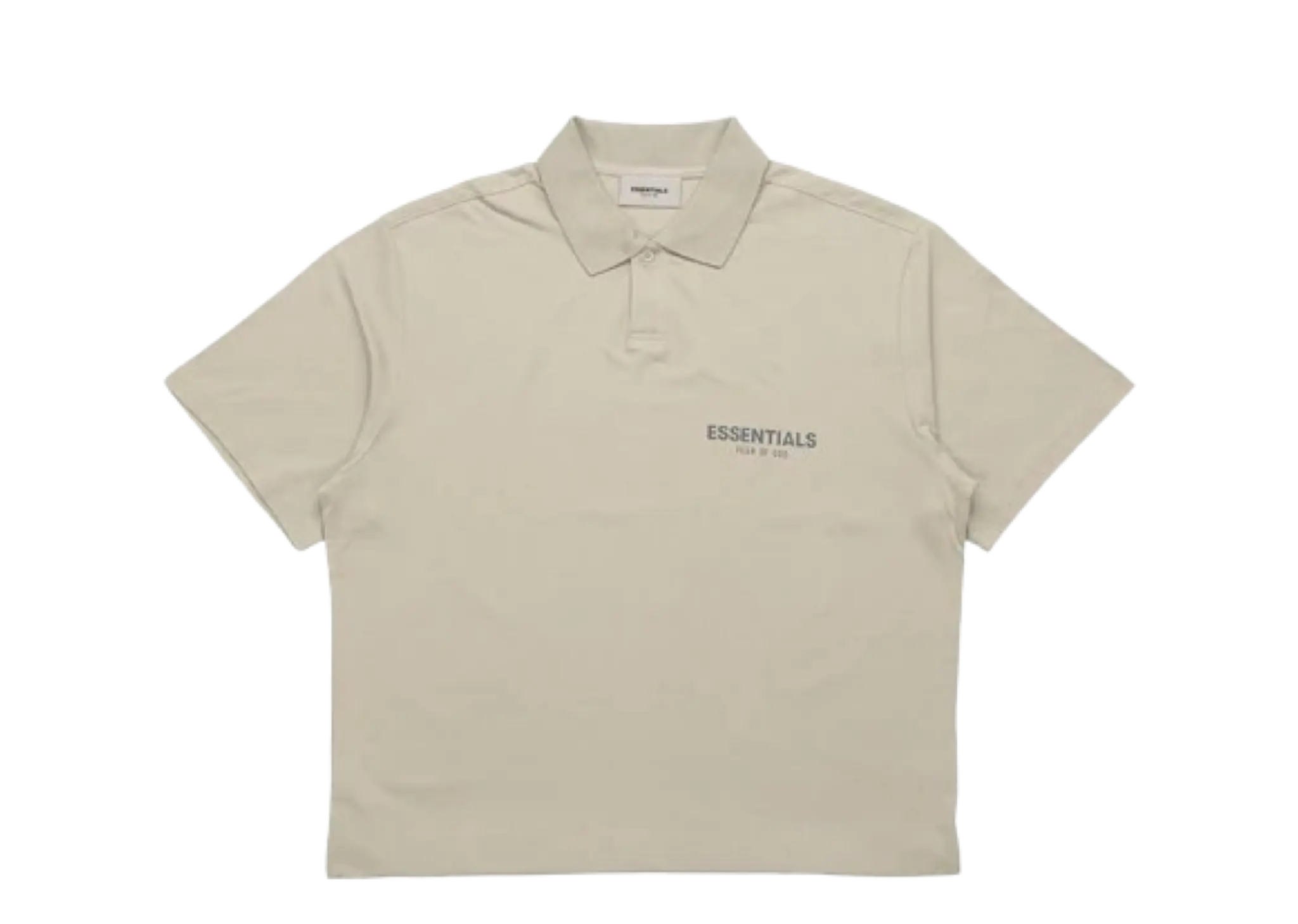 Fear of God Essentials FW20 Logo Polo Shirt Olive