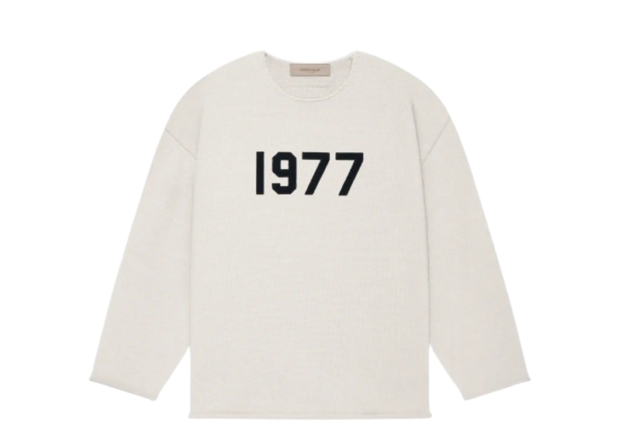 Fear of God Essentials SS22 1977 Raw Edge Sweater Wheat